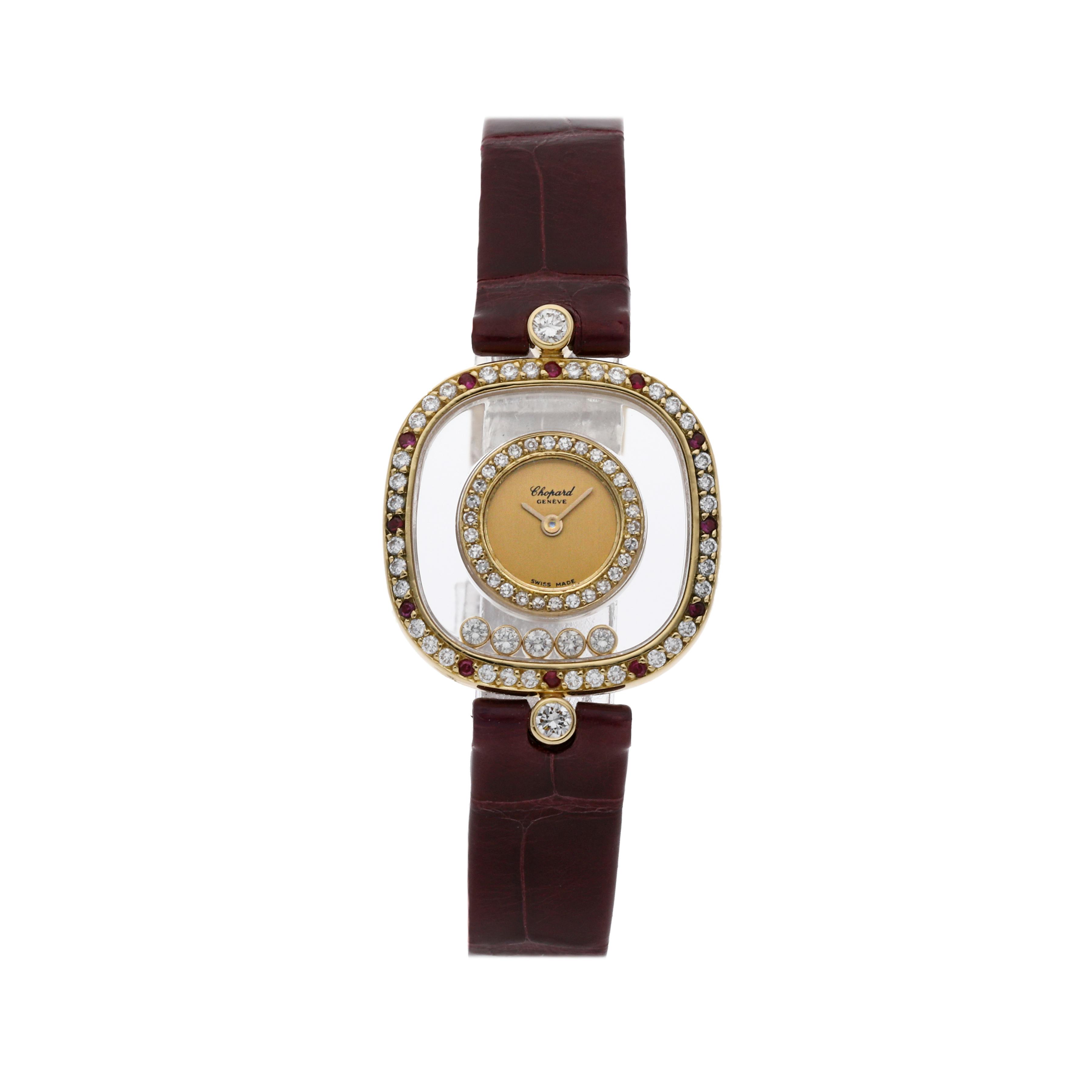 Used chopard happy sales diamonds watch