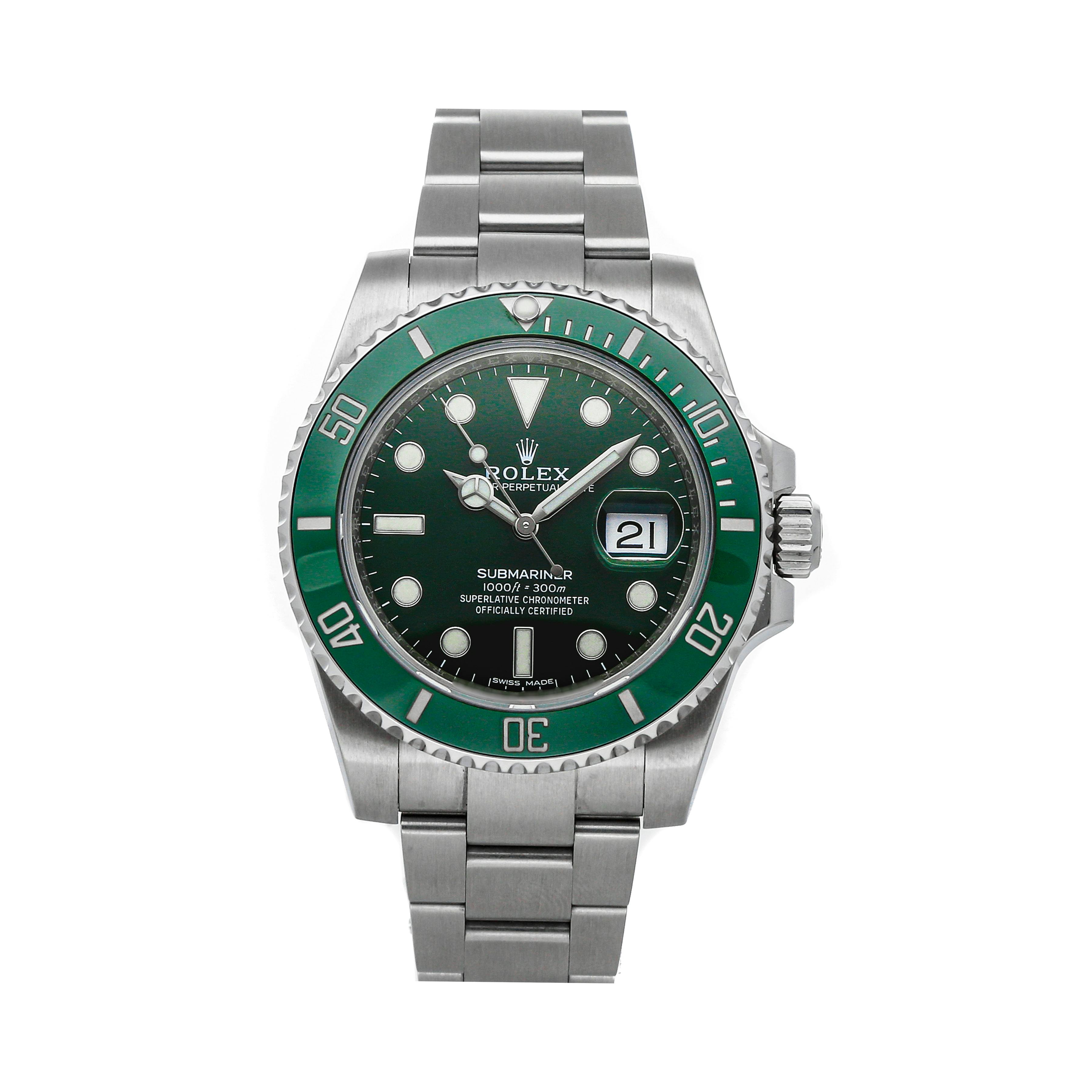 used rolex hulk for sale
