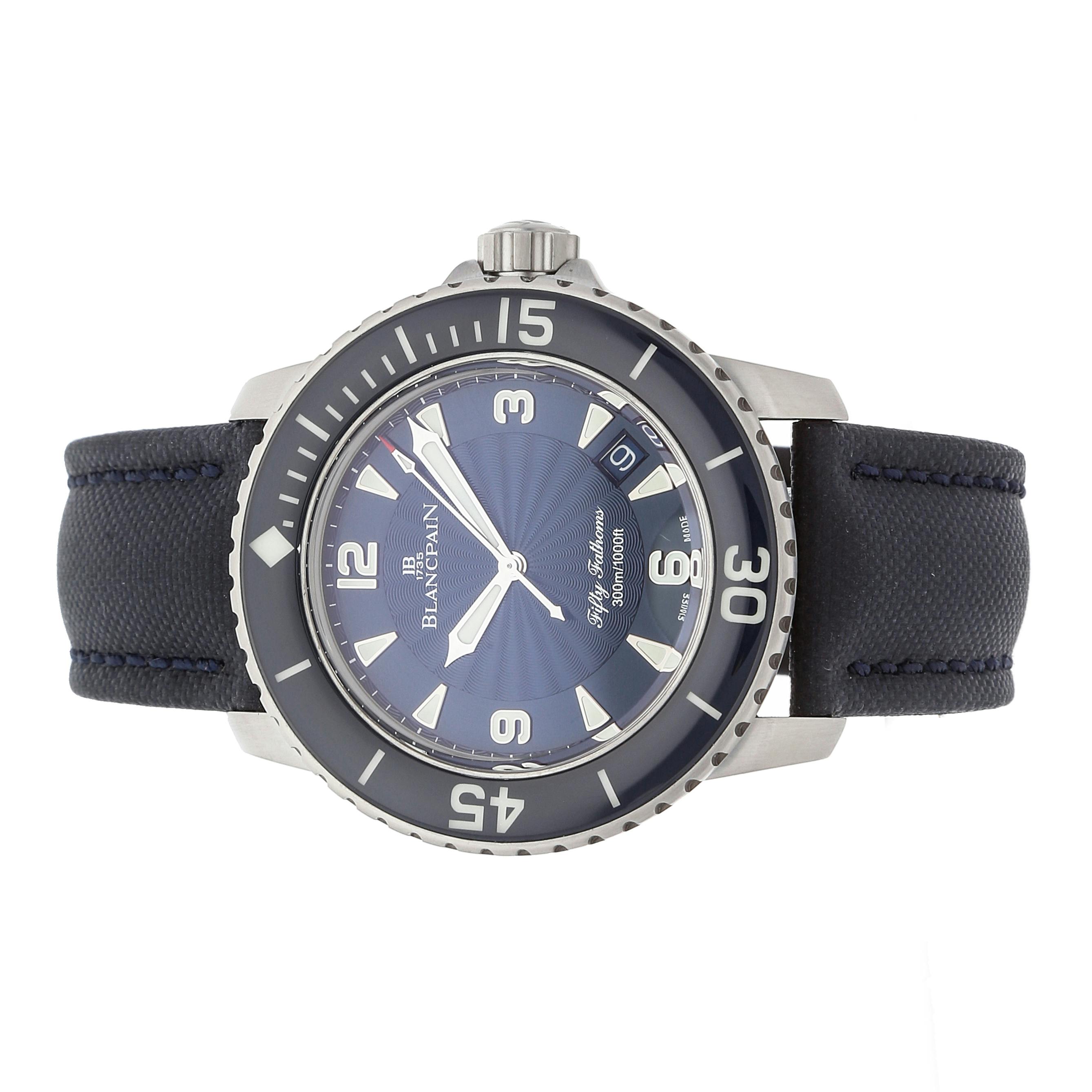 Blancpain Fifty Fathoms Automatique 5015D 1140 52B Govberg Jewelers