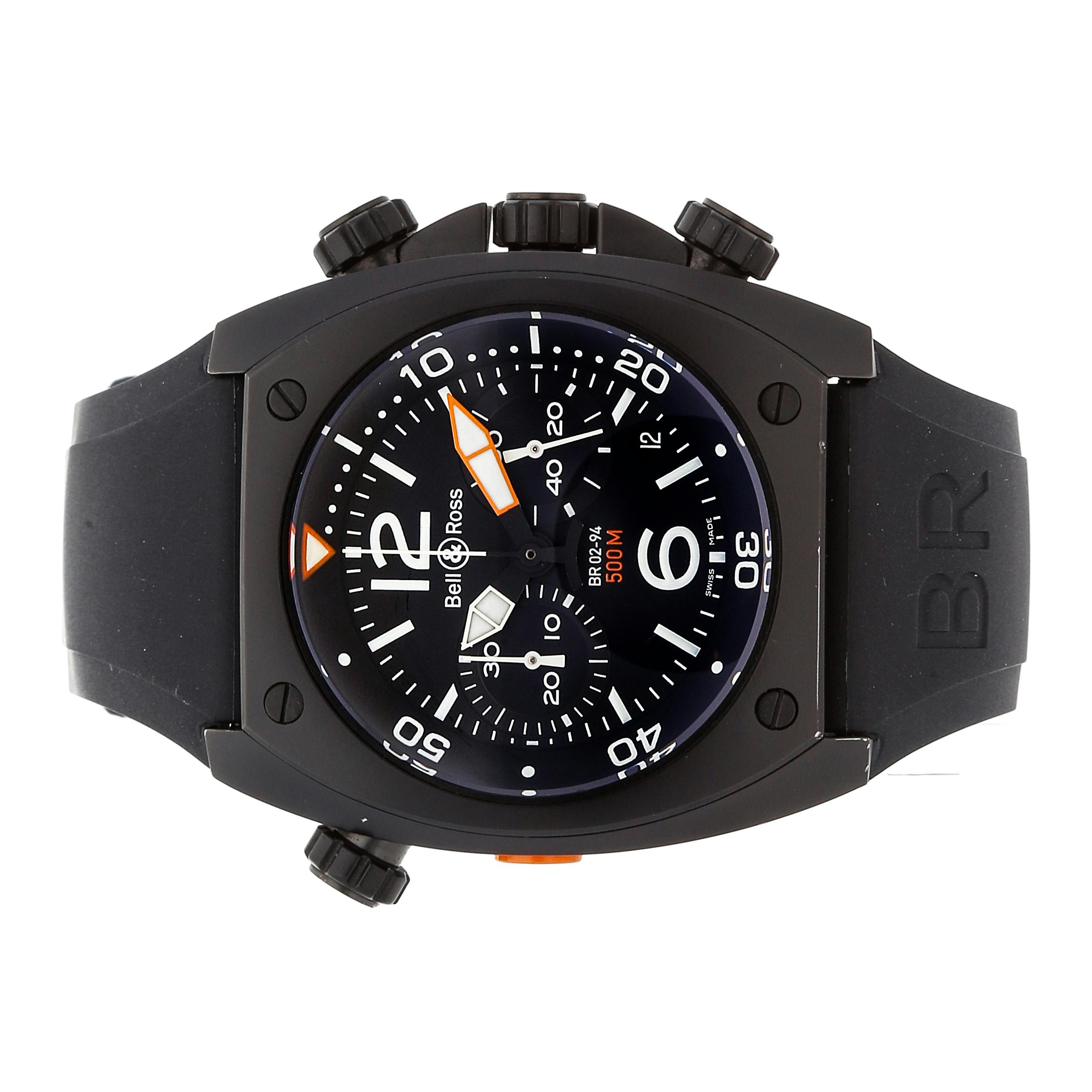 Bell Ross BR 02 94 Chronograph BR02 94 S Govberg Jewelers