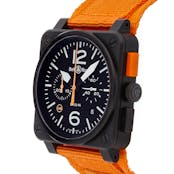 Bell & Ross BR03-94 Carbon Orange Limited Edition BR0394-O-CA