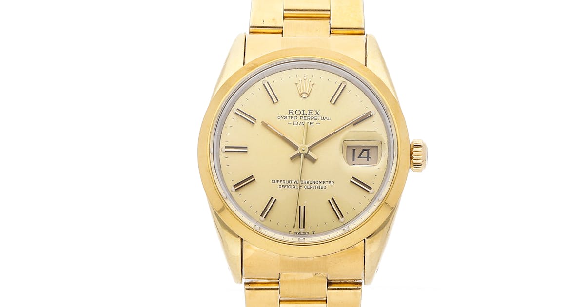 Rolex 15505 gold plated Clearance