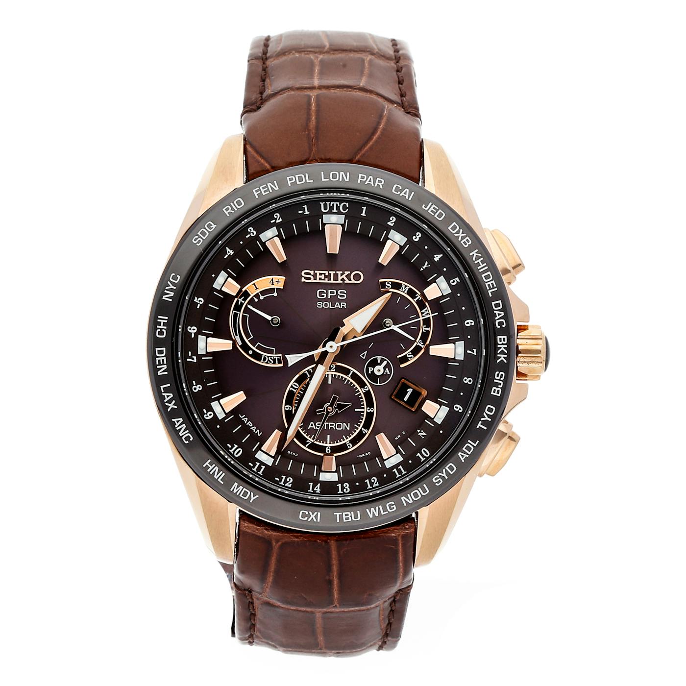 Seiko Astron GPS Solar Dual Time Limited Edition SSE060 | WatchBox