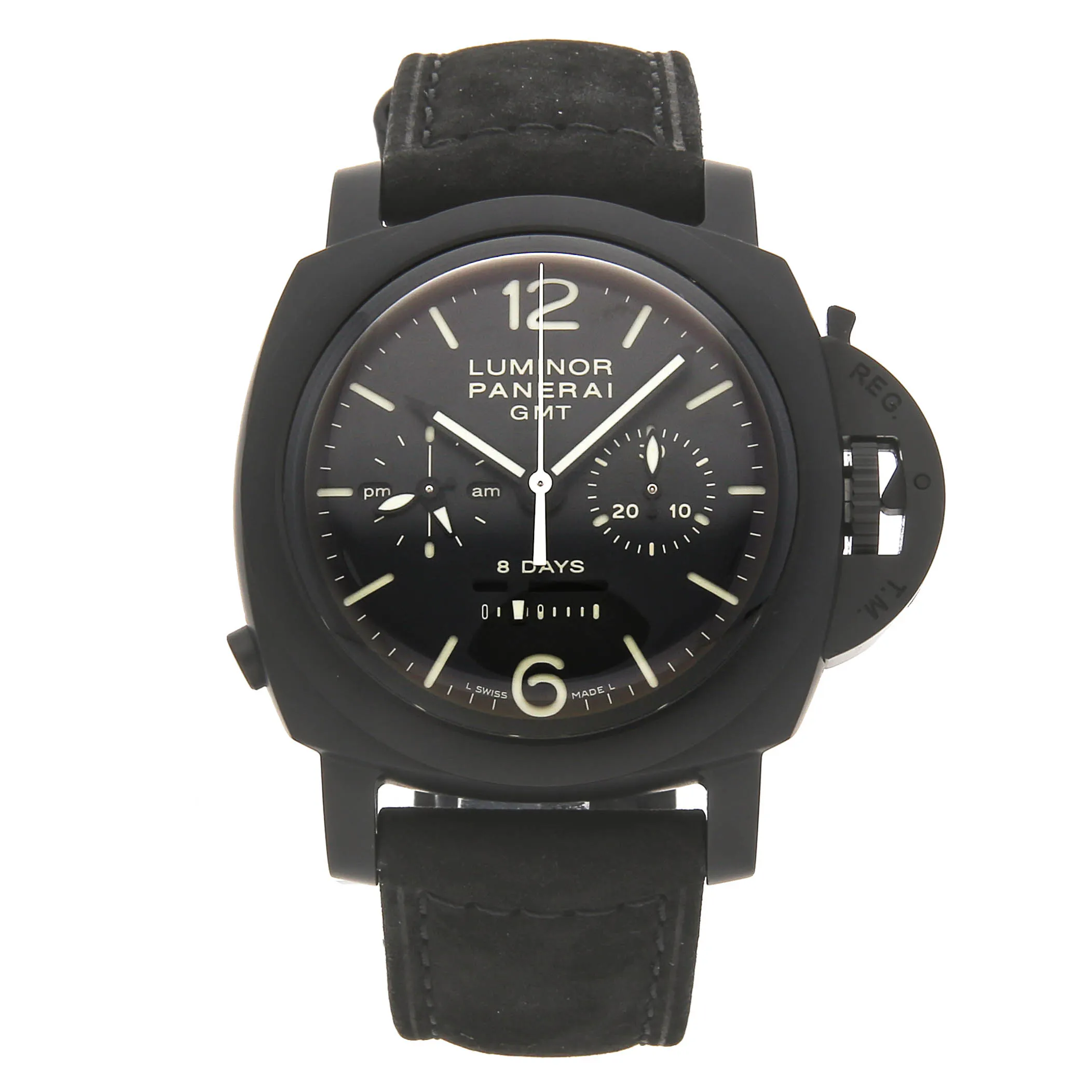 Panerai Luminor 1950 Moonpulsante GMT 8-Days "The Black Night" Limited Edition PAM 317