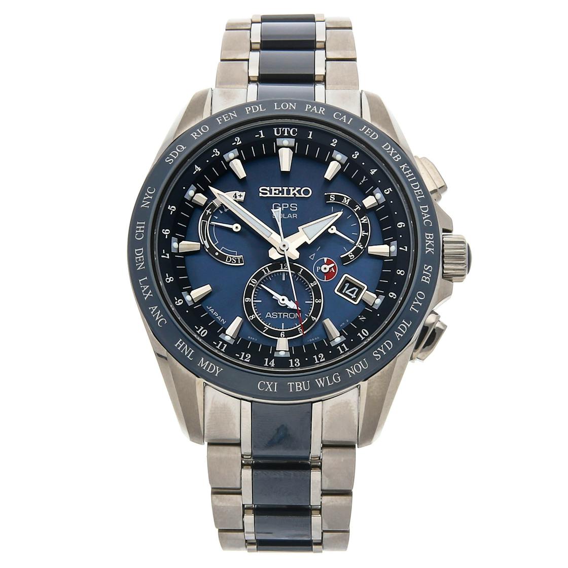 Wanneer Competitief Andes Seiko Astron GPS Solar Dual Time SSE043 | Govberg Jewelers