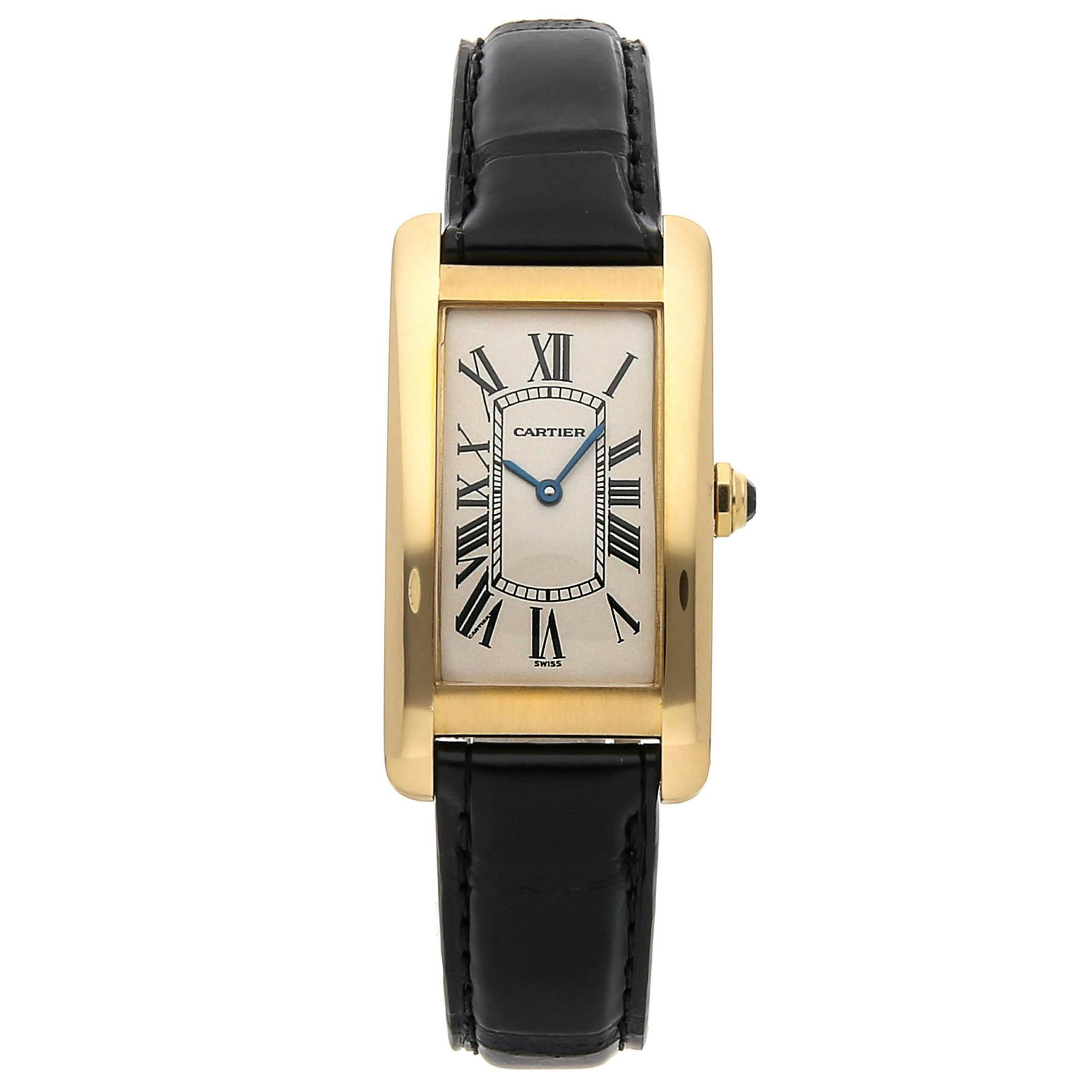 Cartier tank americaine sales yellow gold