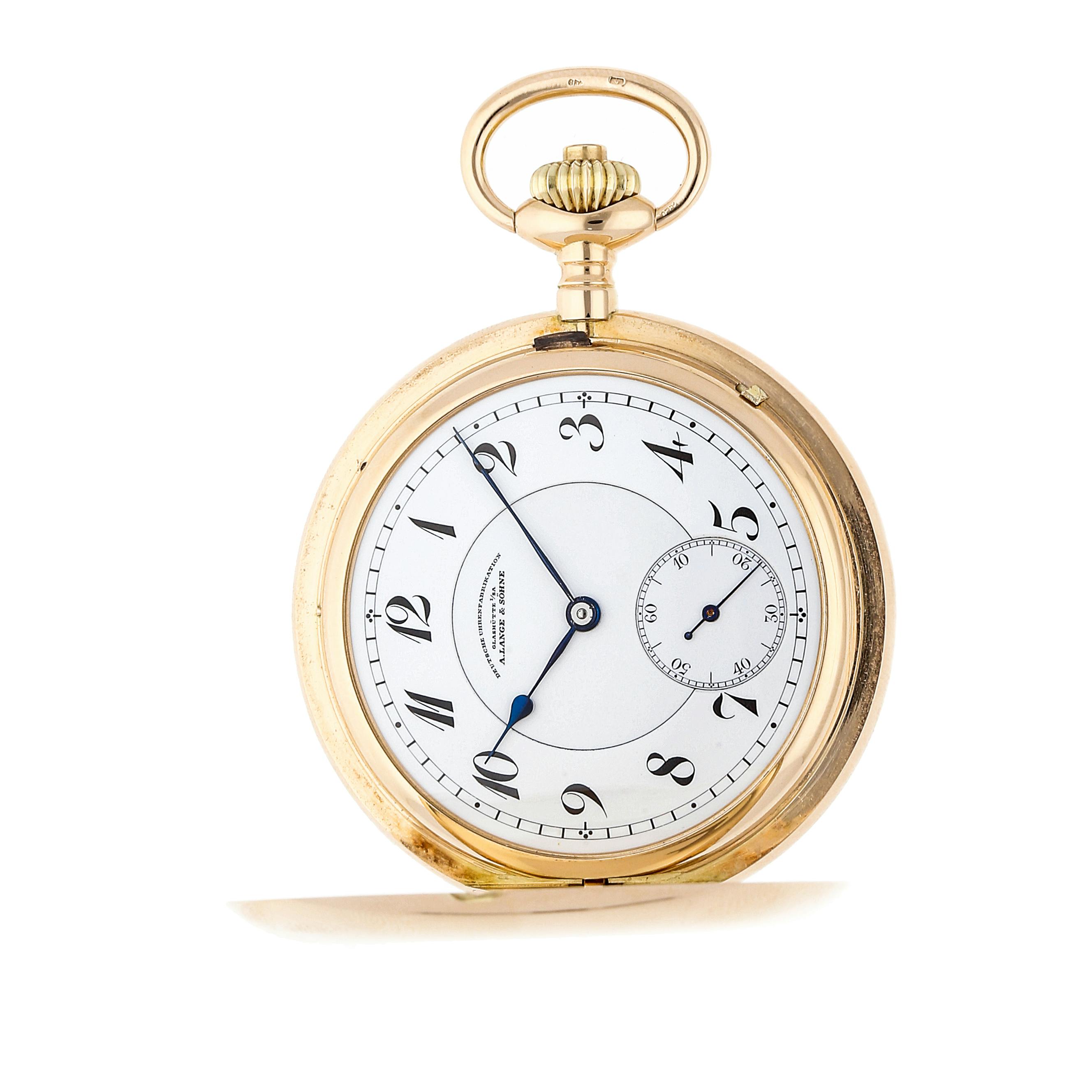 history a lange and sohne pocket watch