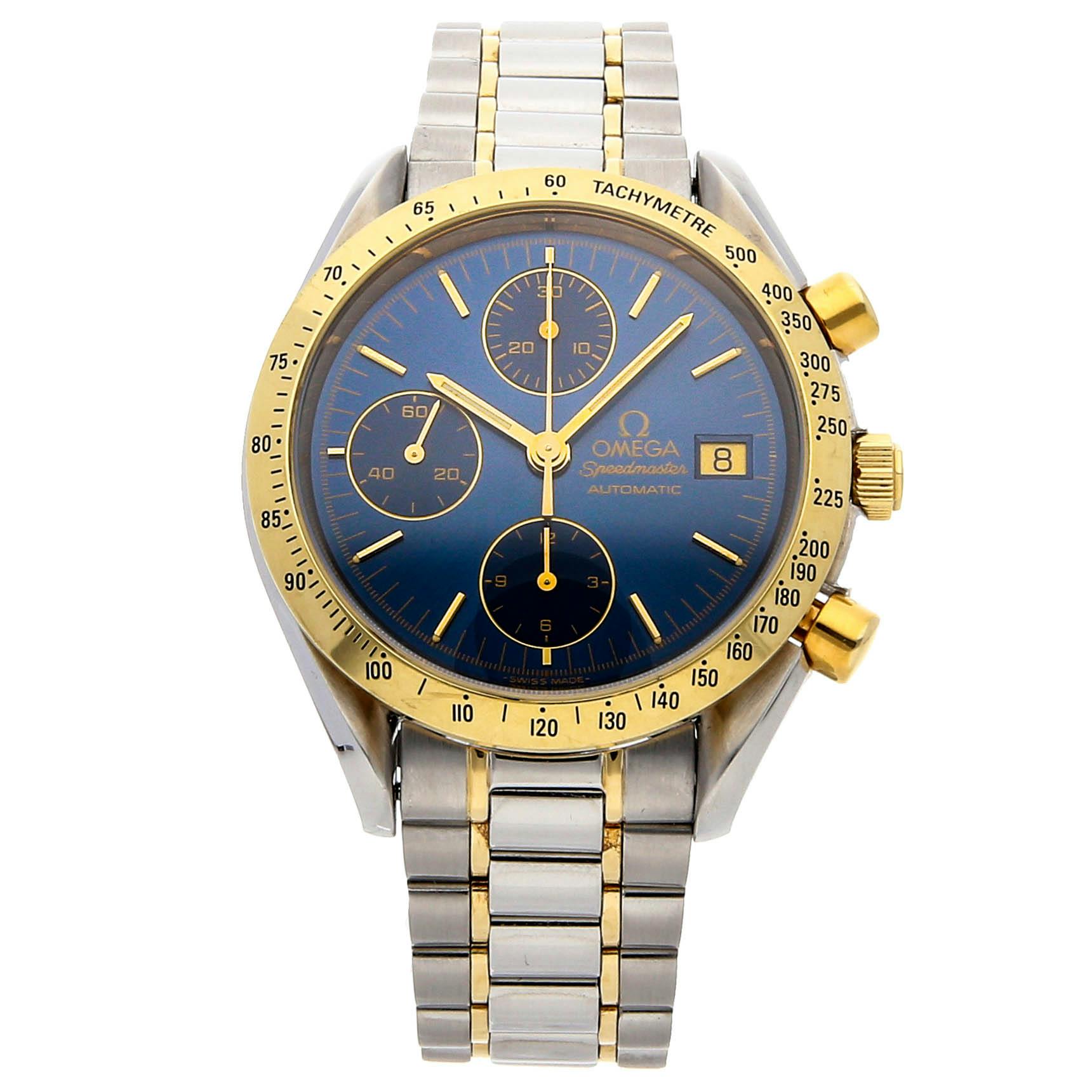 Omega speedmaster 2025 gold bezel