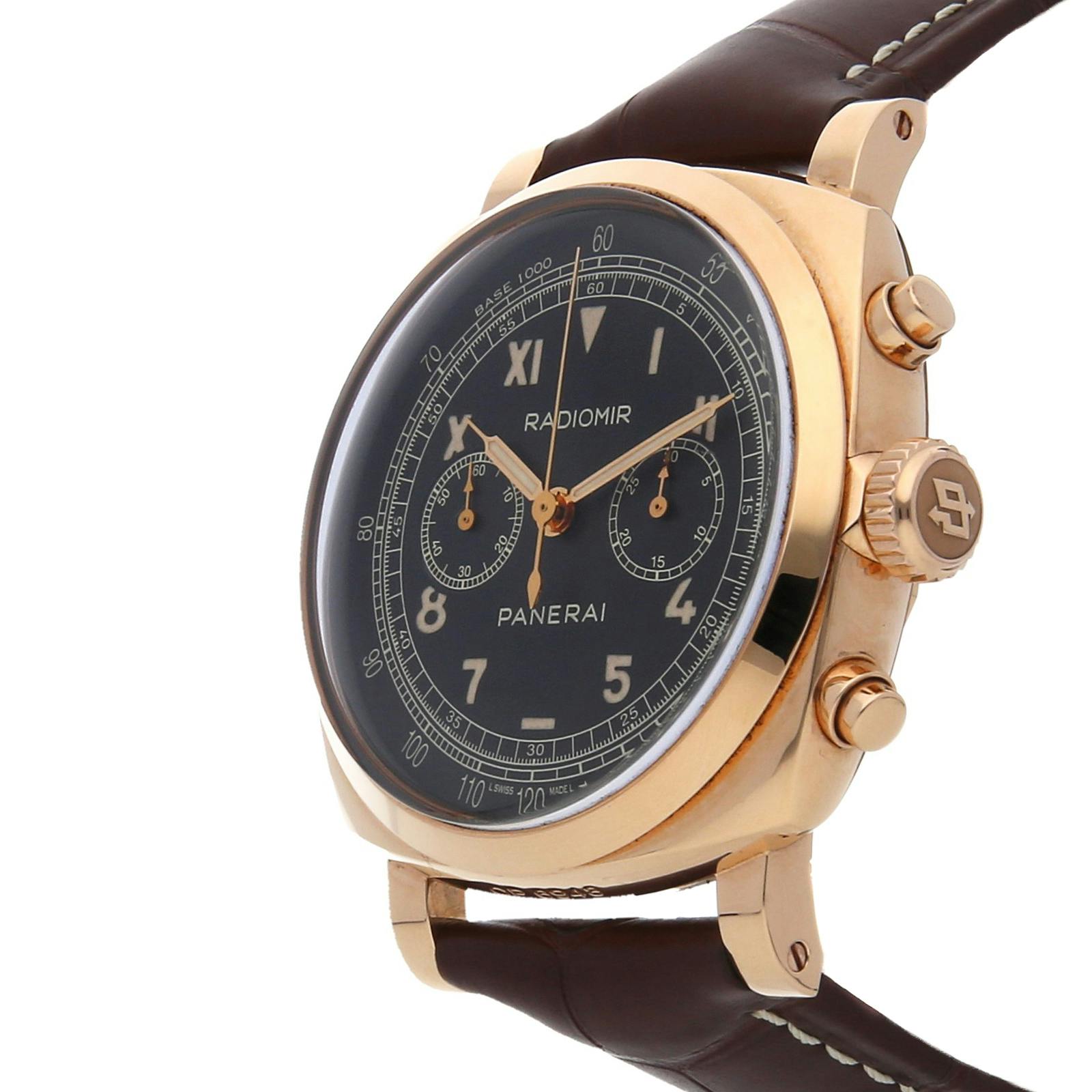 Panerai Radiomir 1940 Chronograph Oro Rosso PAM 519 Govberg Jewelers