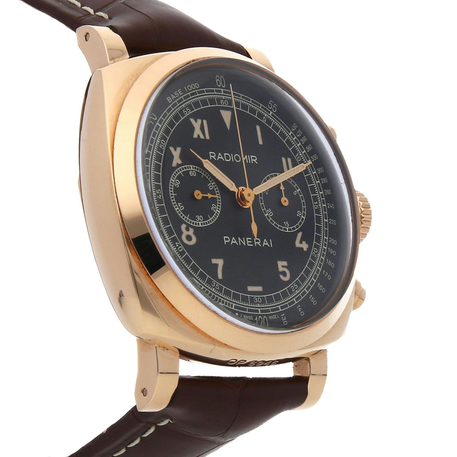 Panerai Radiomir 1940 Chronograph Oro Rosso PAM 519 Govberg Jewelers