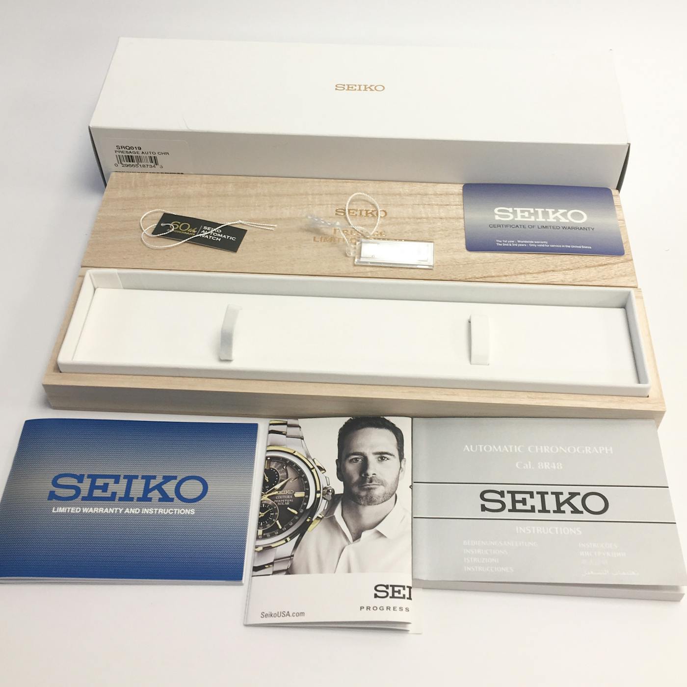 Seiko Presage Chronograph Limited Edition SRQ019 | WatchBox