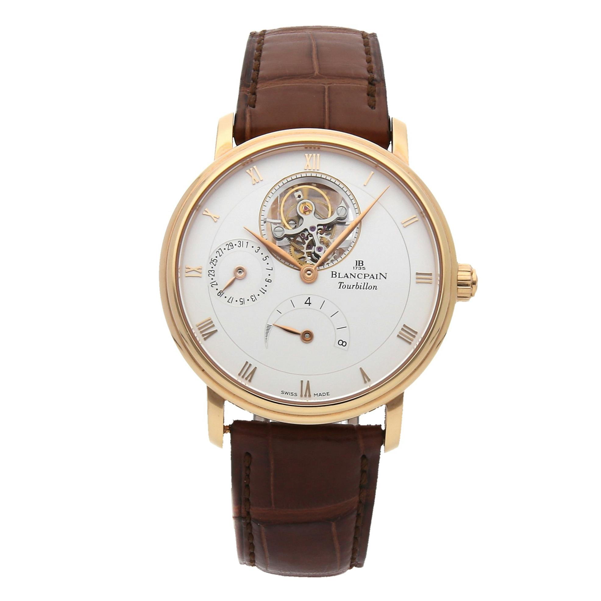 Blancpain Villeret Tourbillon 8 Jours 6025 3642 55B WatchBox