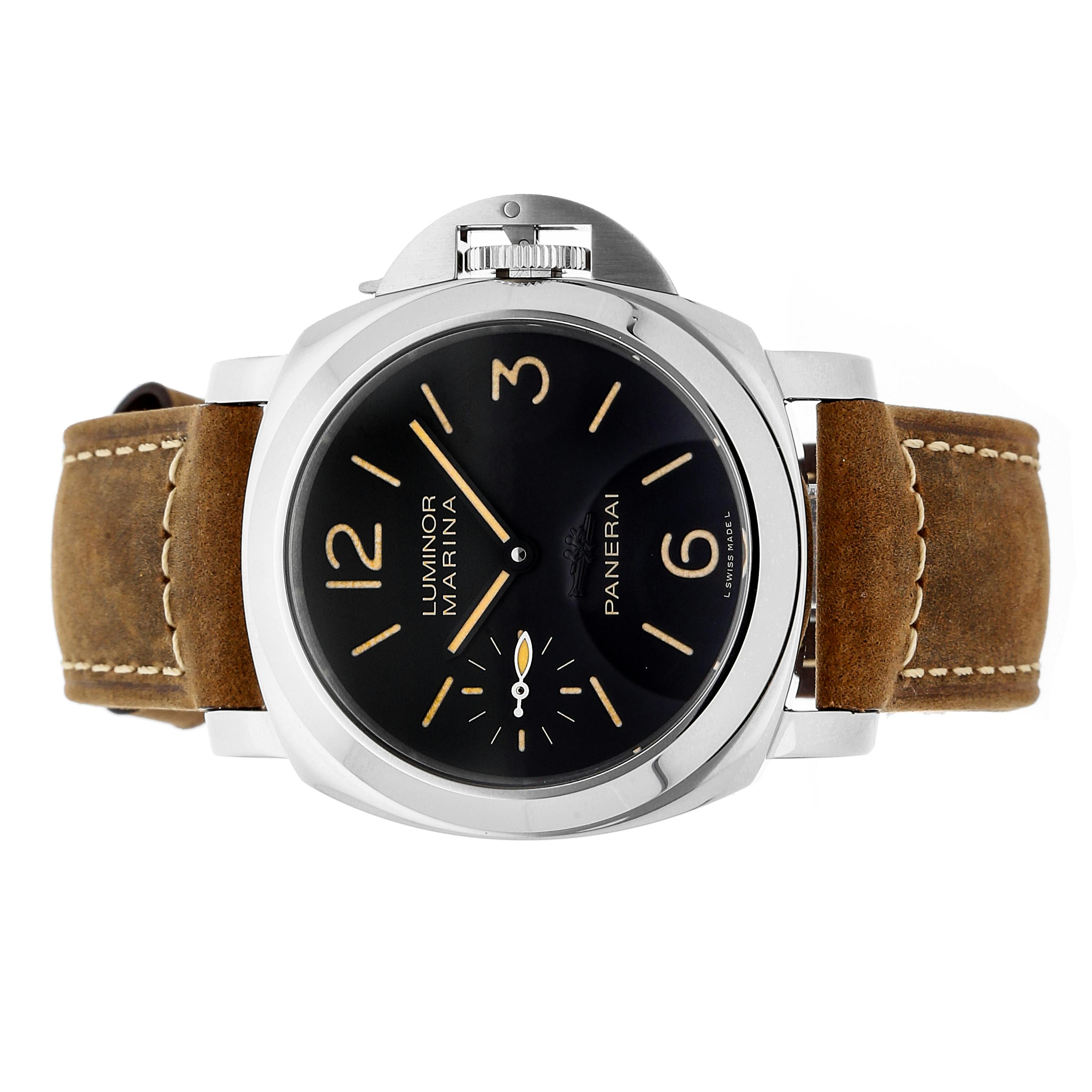 Panerai Luminor Marina Acciaio PAM 412 Govberg Jewelers