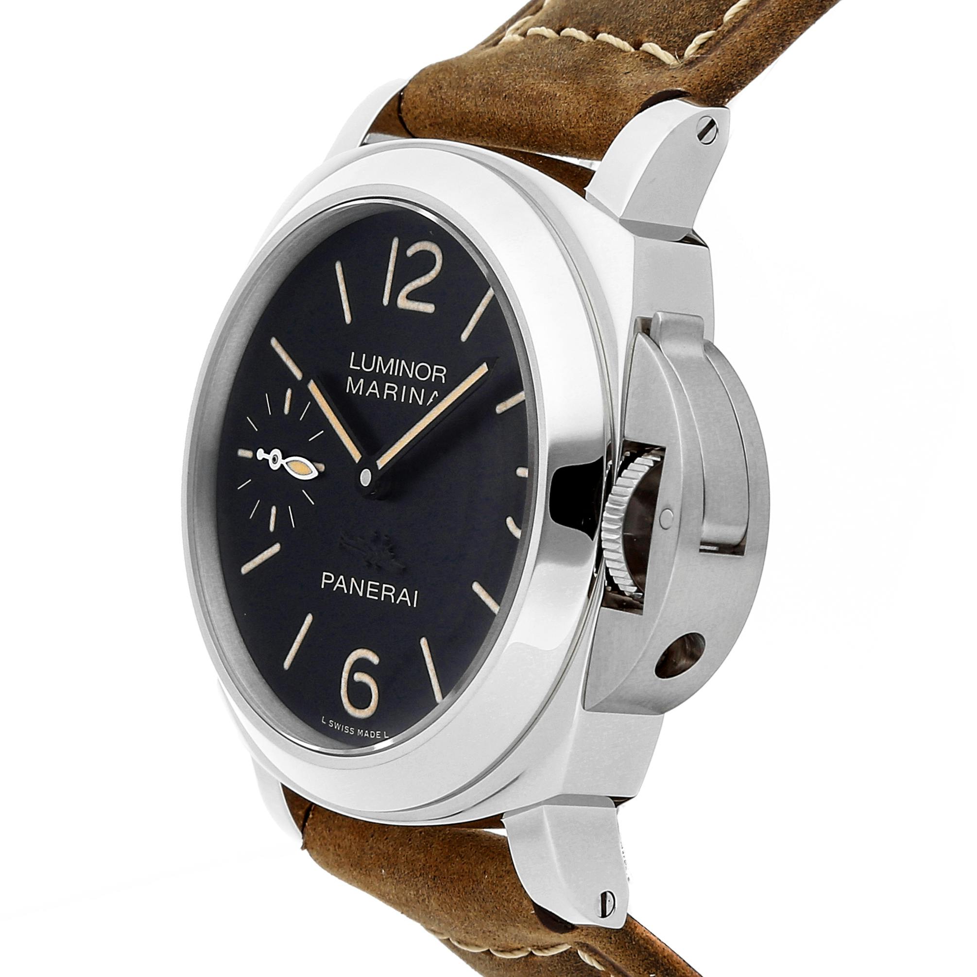 Panerai Luminor Marina Acciaio PAM 412 Govberg Jewelers