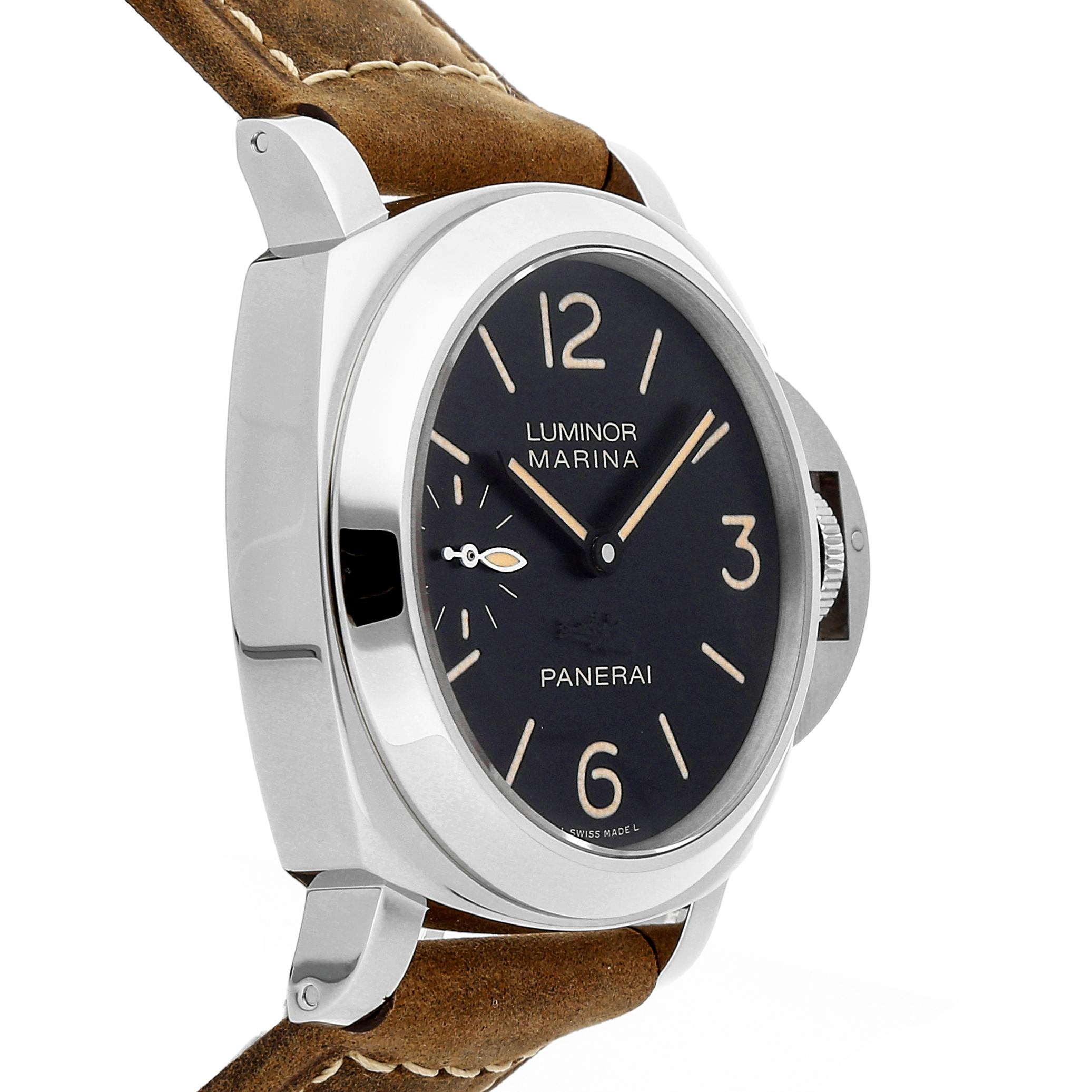 Panerai Luminor Marina Acciaio PAM 412 Govberg Jewelers