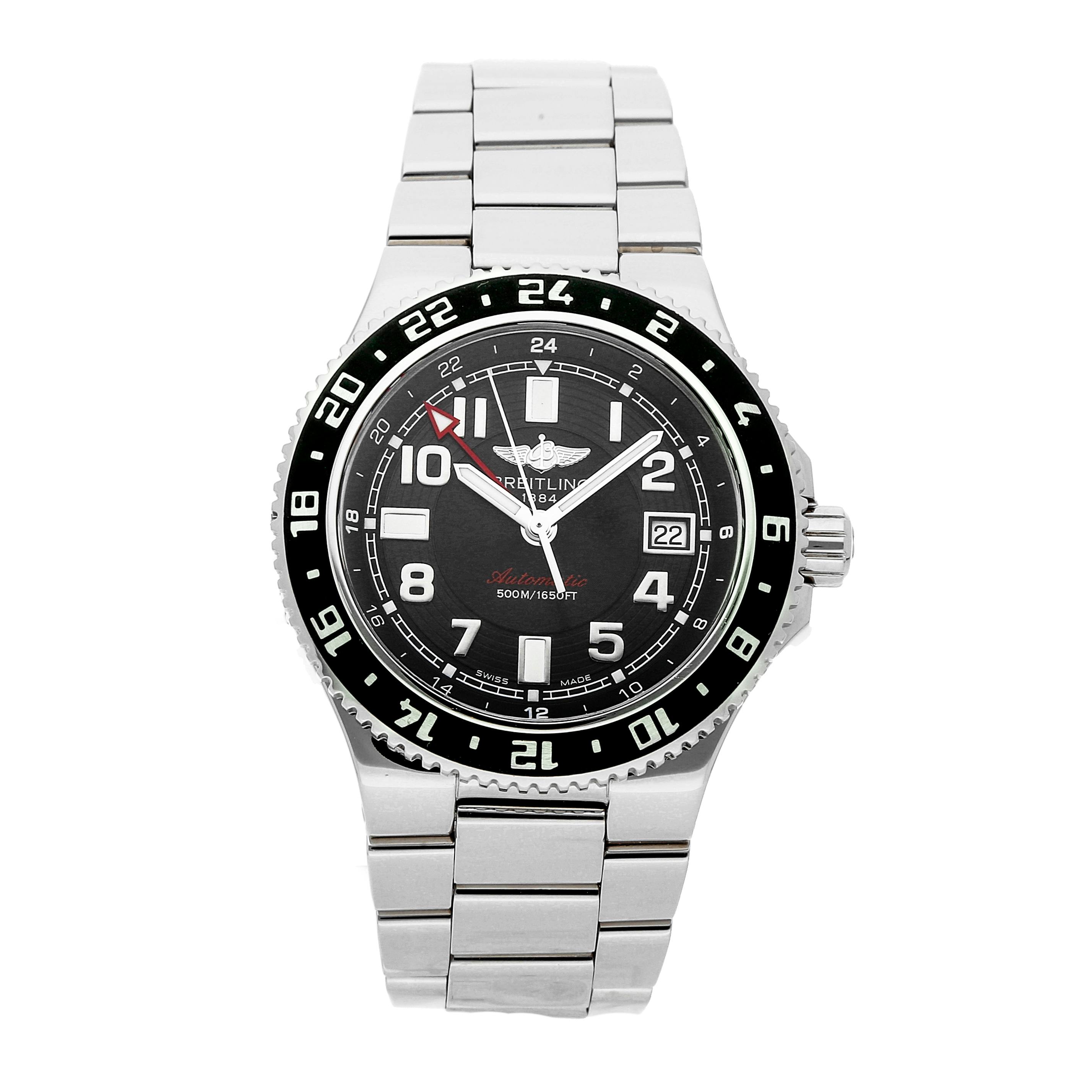 Breitling superocean gmt discount a32380