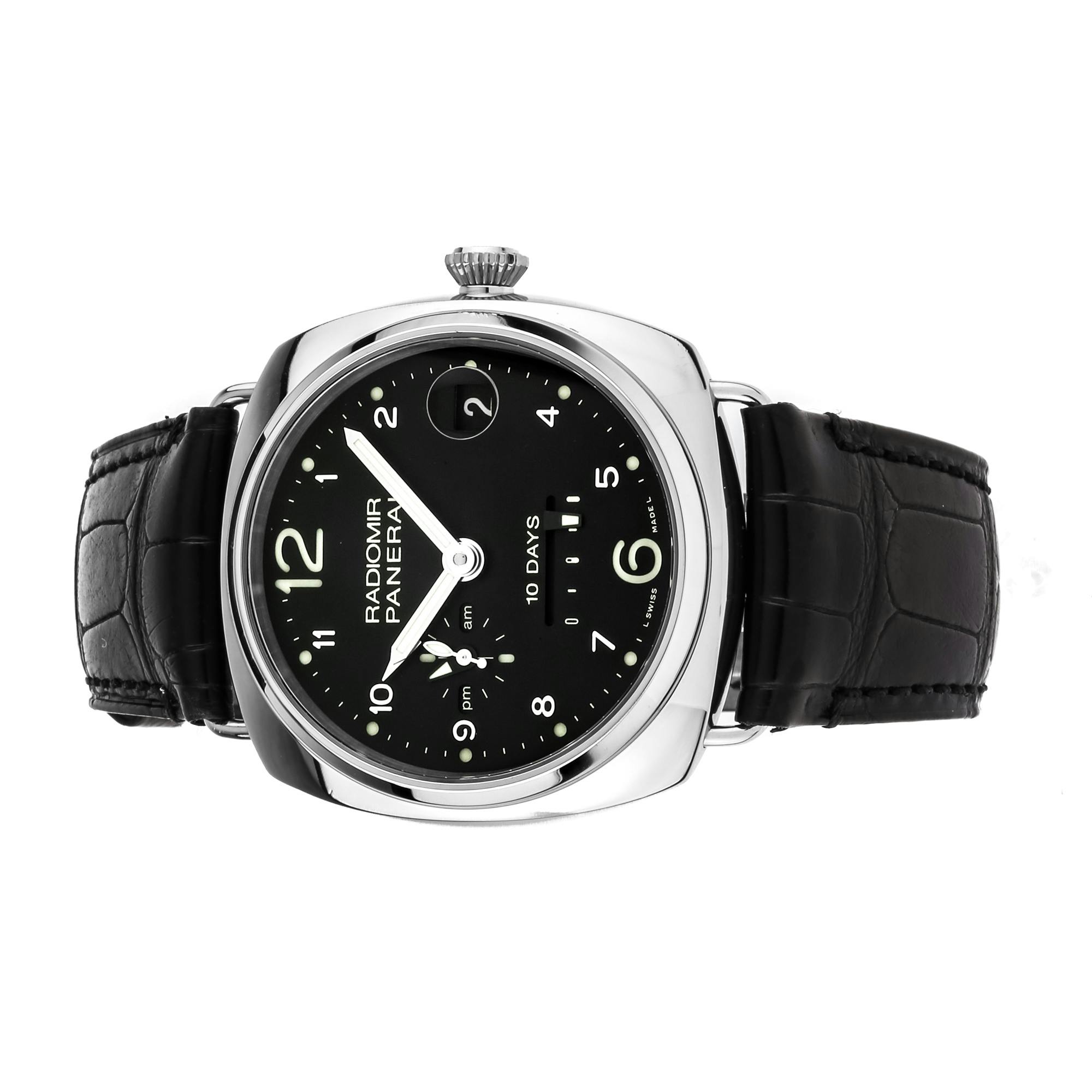 Panerai Radiomir 10 Days GMT Oro Bianco PAM 496 Govberg Jewelers