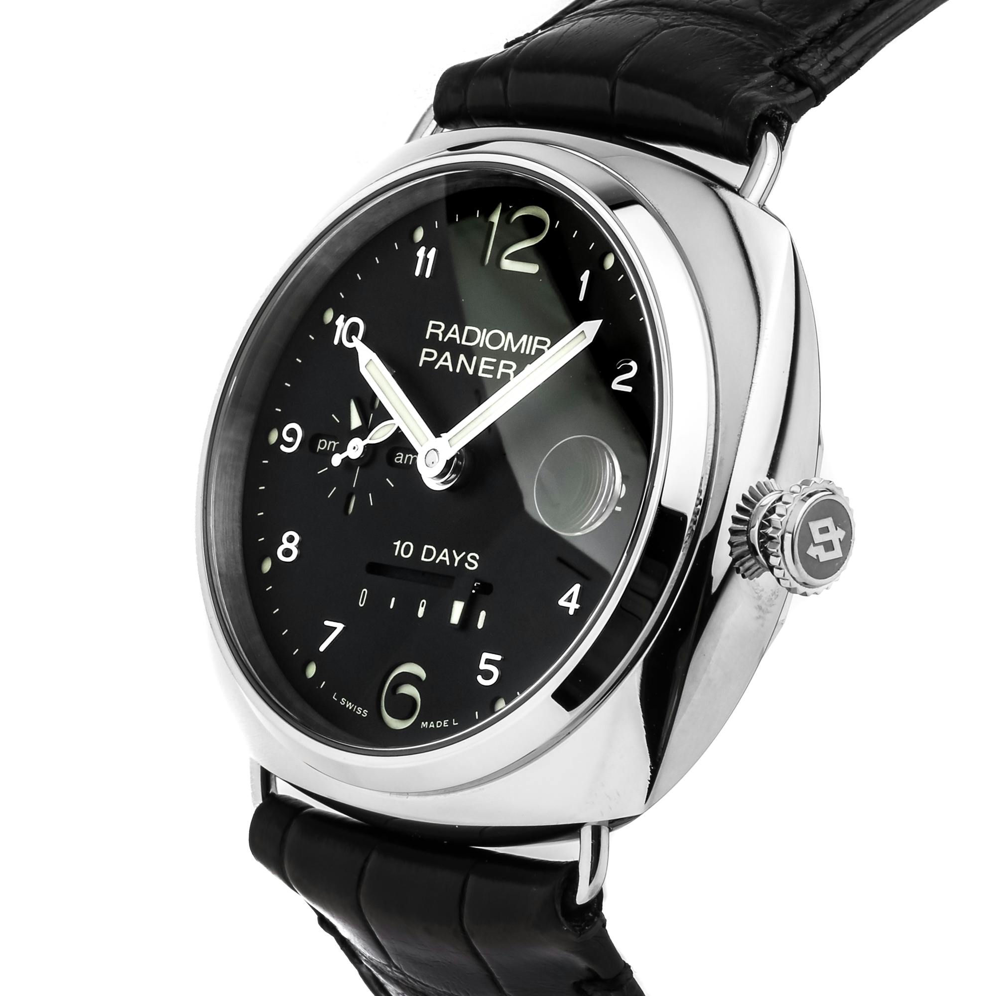 Panerai Radiomir 10 Days GMT Oro Bianco PAM 496 Govberg Jewelers