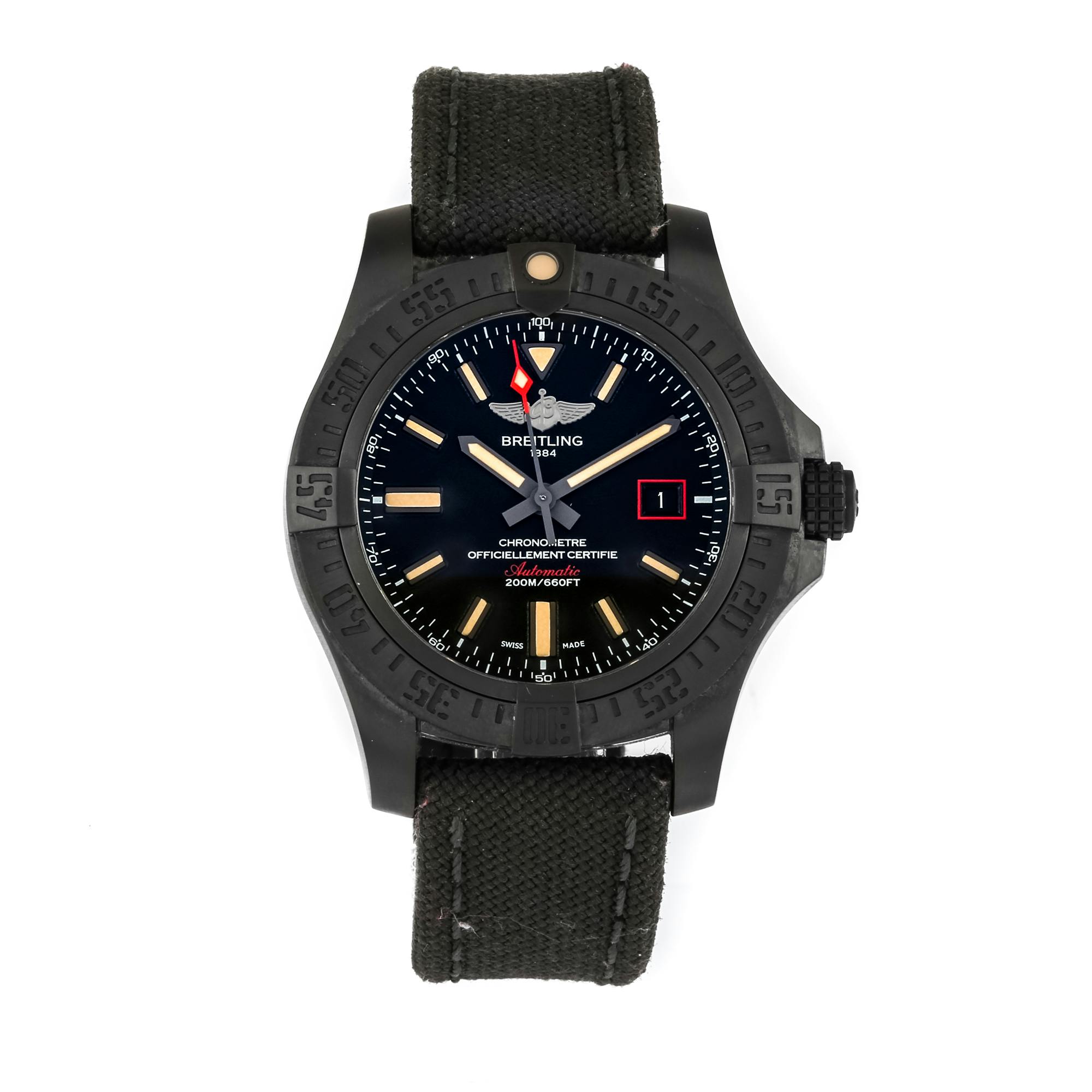 Breitling avenger 44mm top blackbird