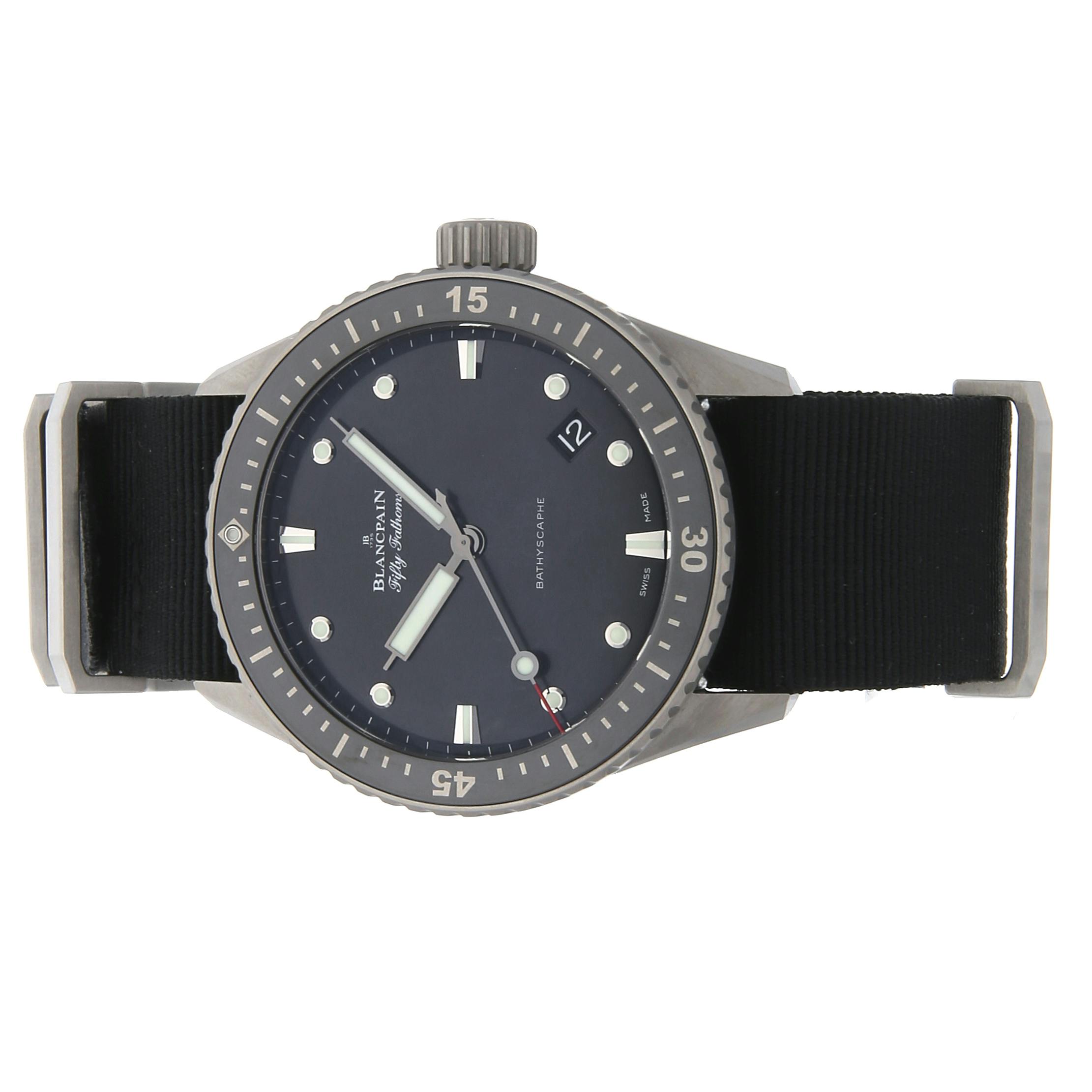 Blancpain Fifty Fathoms Bathyscaphe 5000 1230 NAKA Govberg Jewelers