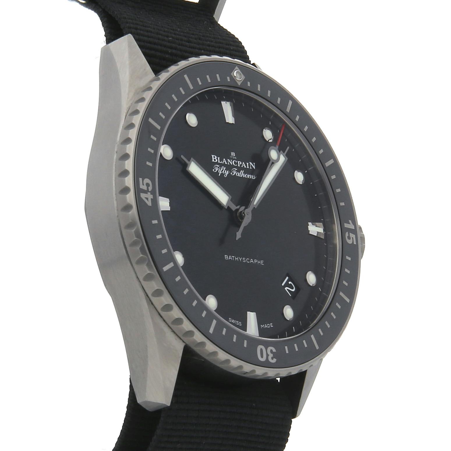 Blancpain Fifty Fathoms Bathyscaphe 5000 1230 NAKA Govberg Jewelers