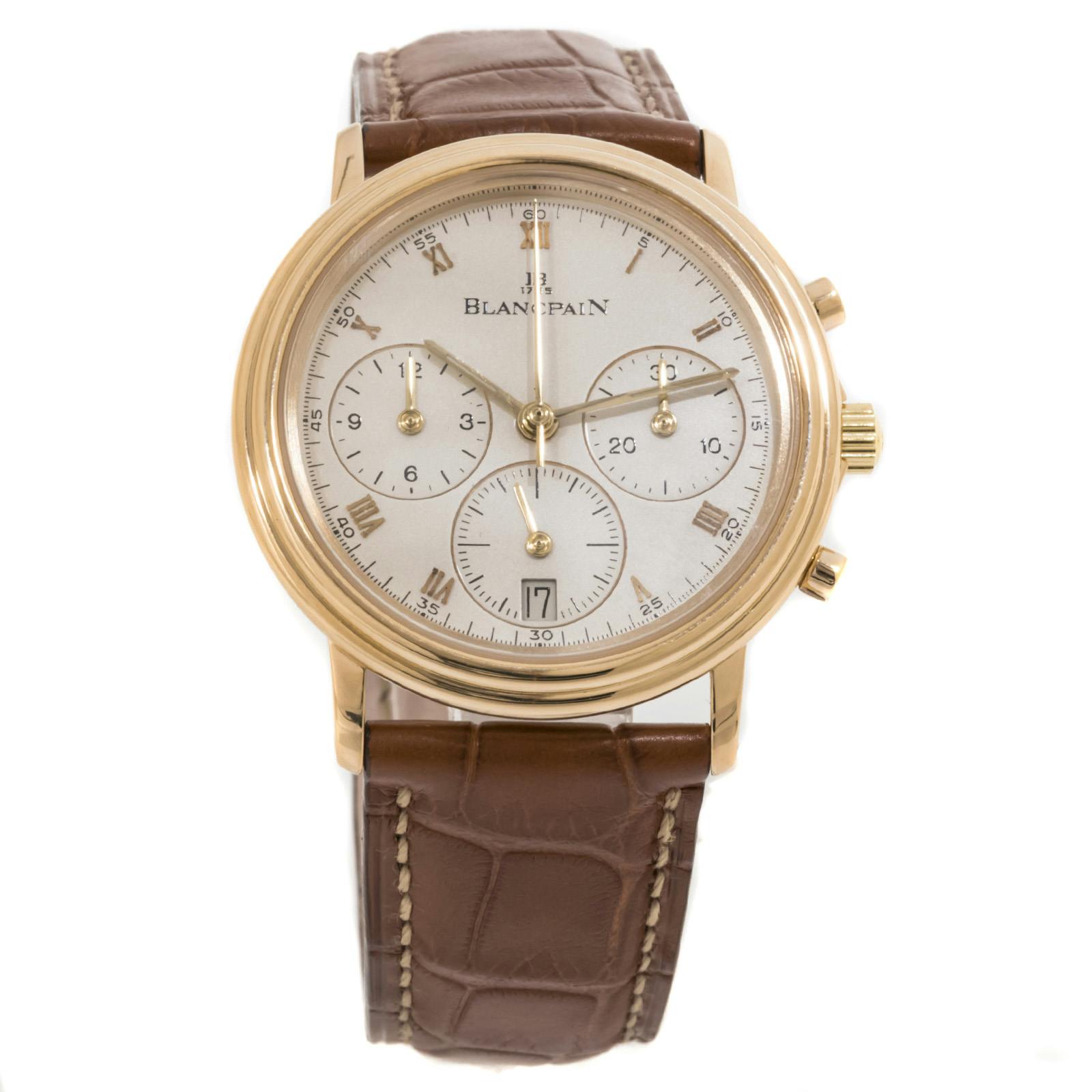 Blancpain Villeret Chronograph 1185 1418 55 WatchBox