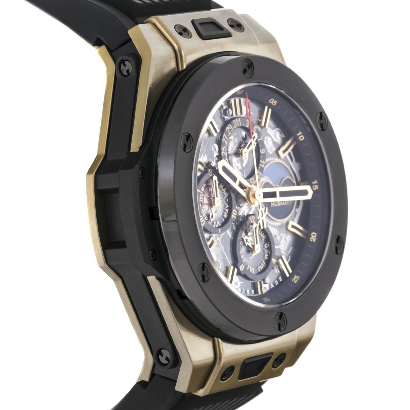 Hublot Big Bang Unico Perpetual Calendar Magic Gold Chronograph Limited ...