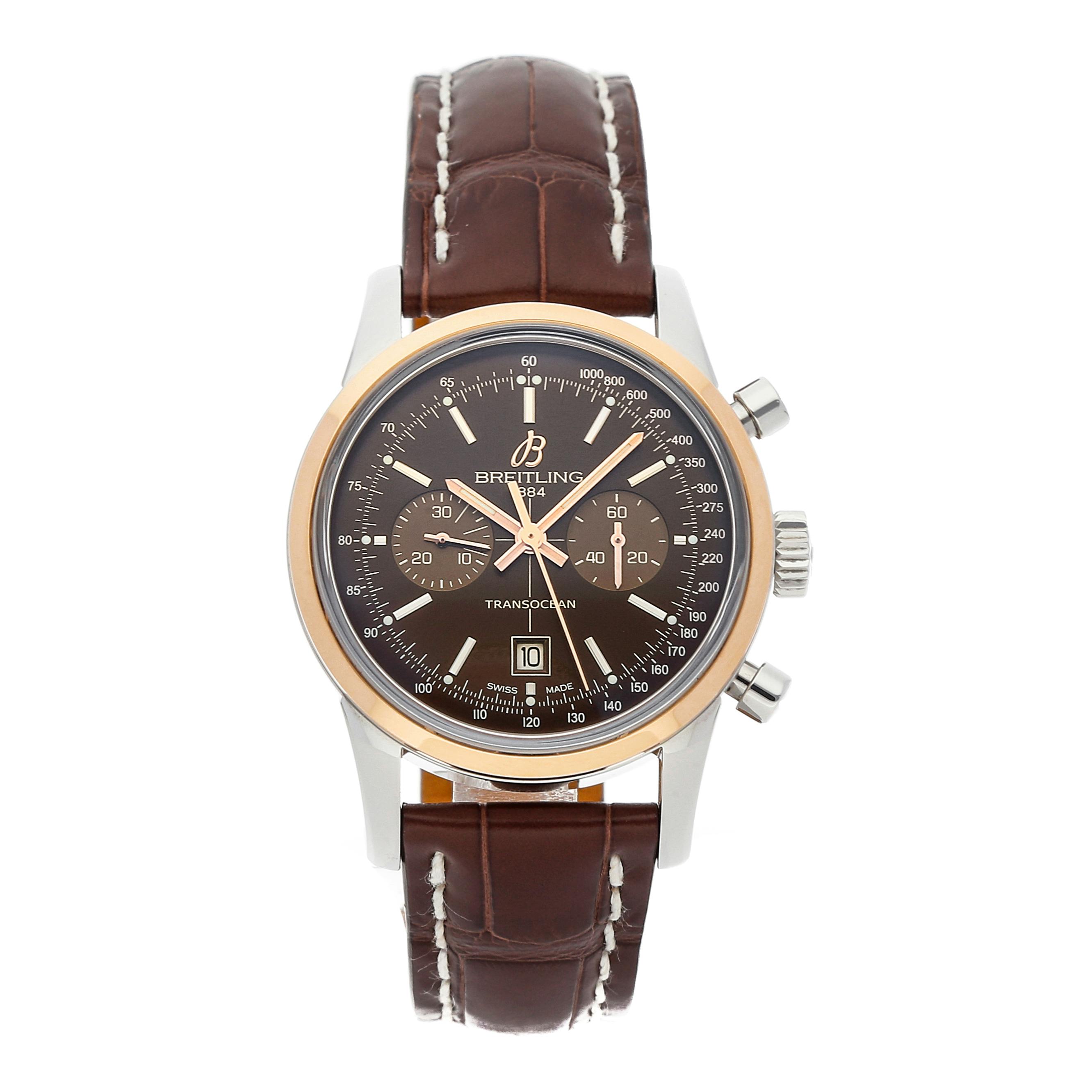 Breitling transocean chronograph clearance 38