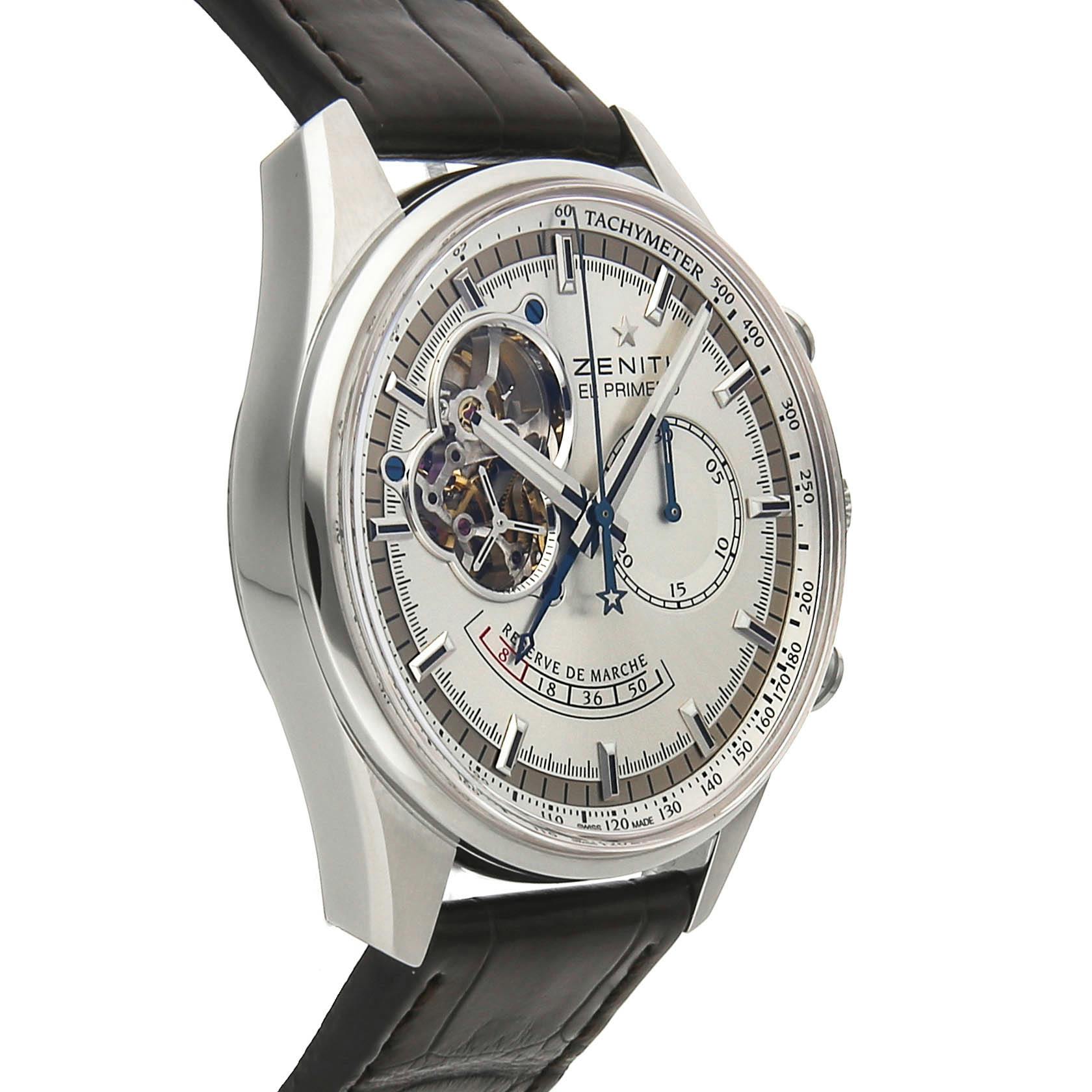 Zenith el primero clearance chronomaster open power reserve