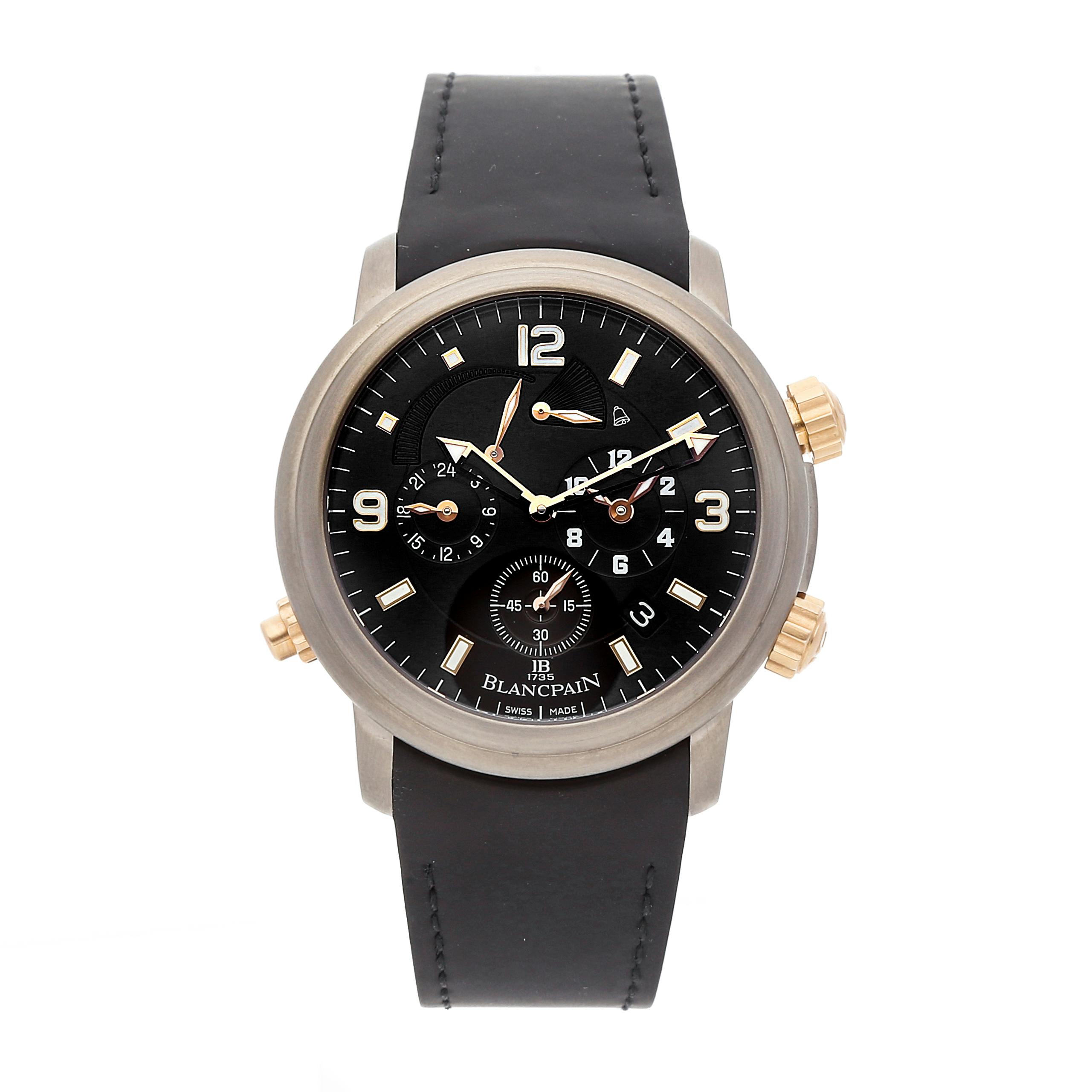 Blancpain leman best sale gmt alarm