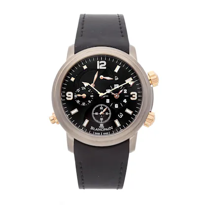 Titanium Blancpain Leman Reveil GMT