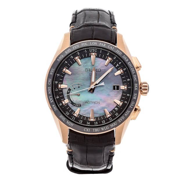 Seiko Astron GPS Solar World Time Novak Djokovic Limited Edition SSE105 |  WatchBox