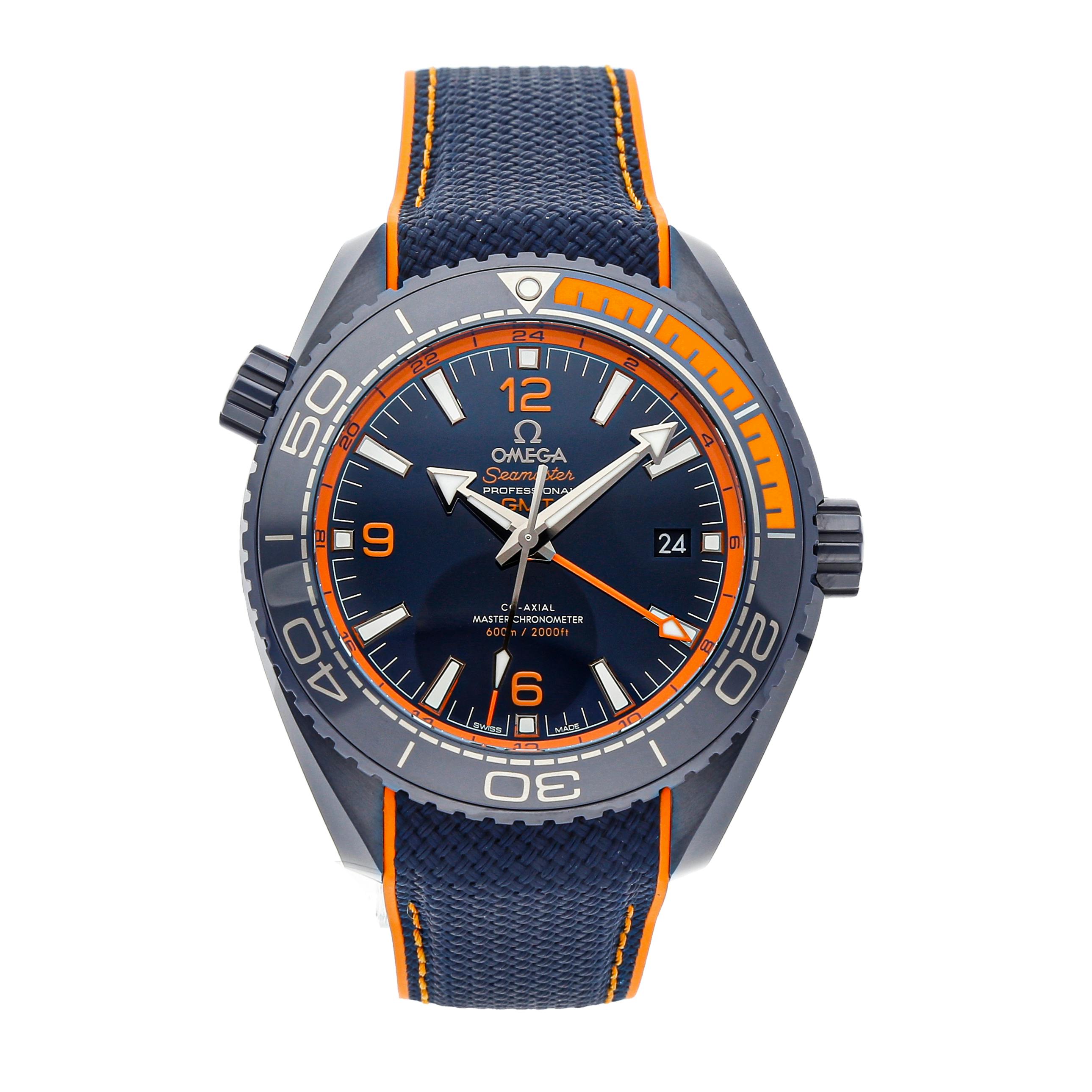 omega seamaster blue and orange