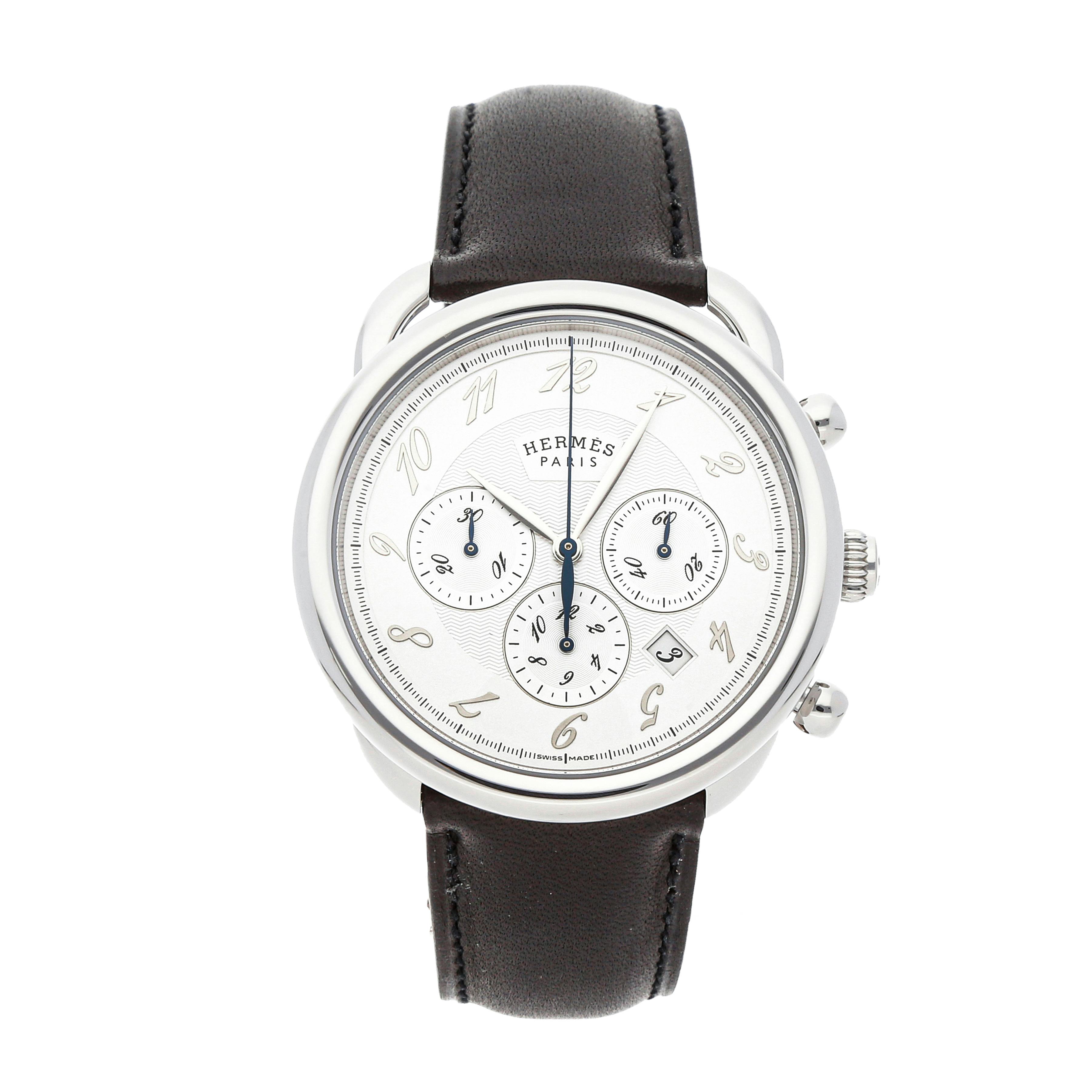 hermes chronograph watch