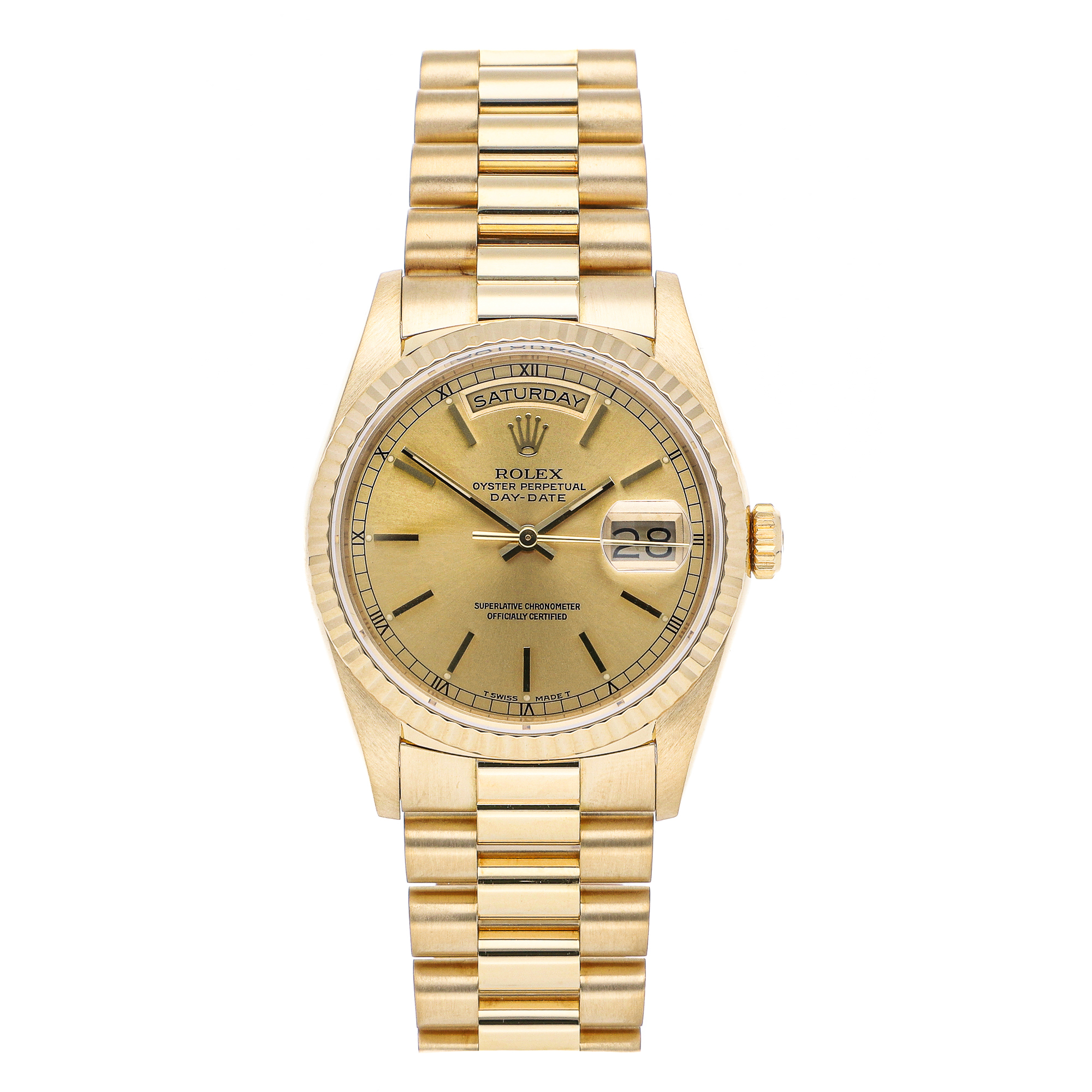 Pre-Owned Rolex Day-Date 18238 CHP IX PRES
