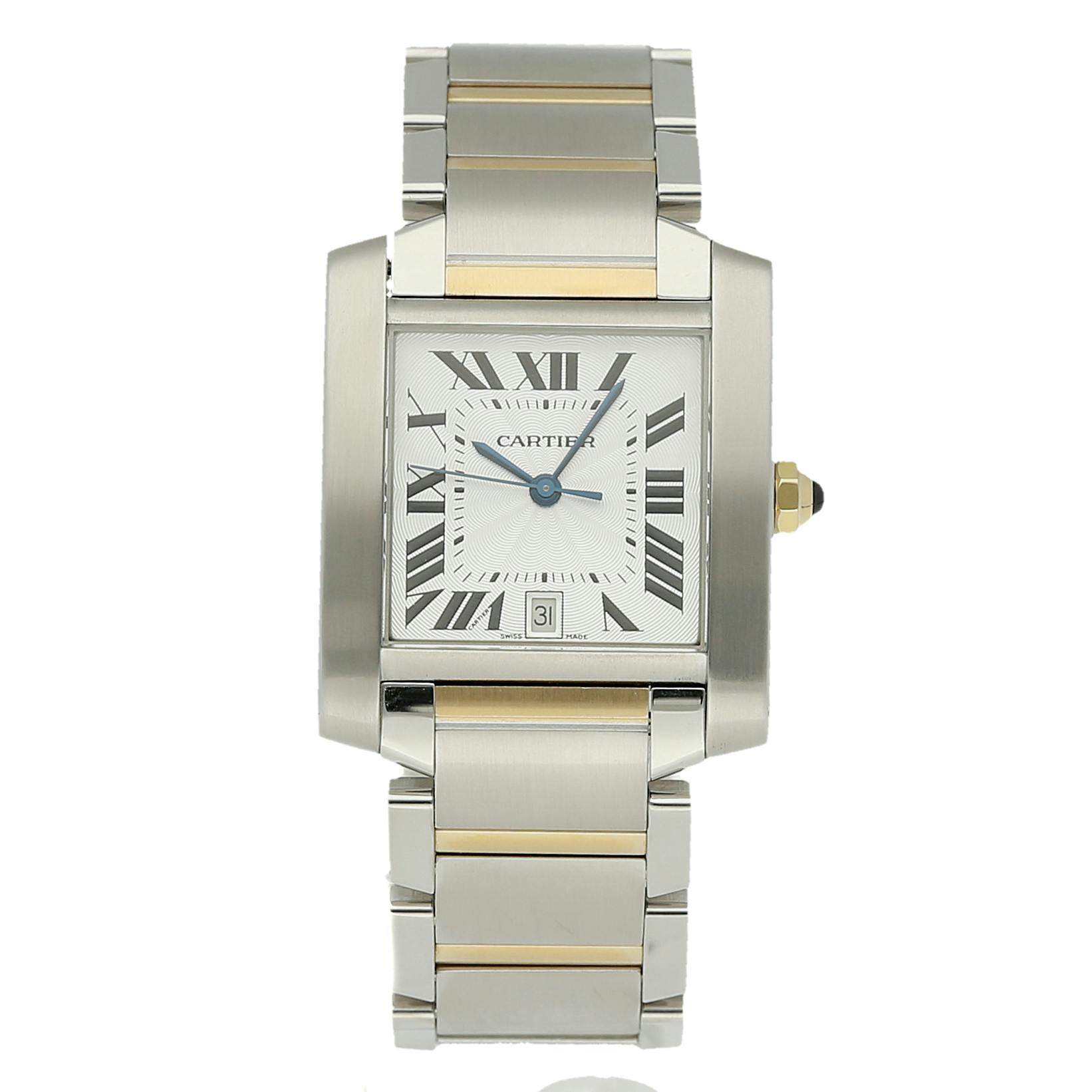 Pre Owned Cartier Tank Francaise Large Model W51005Q4 WatchBox