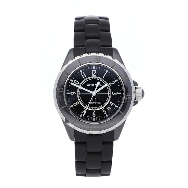 Chanel - Authenticated J12 Automatique Watch - Ceramic Black for Women, Never Worn