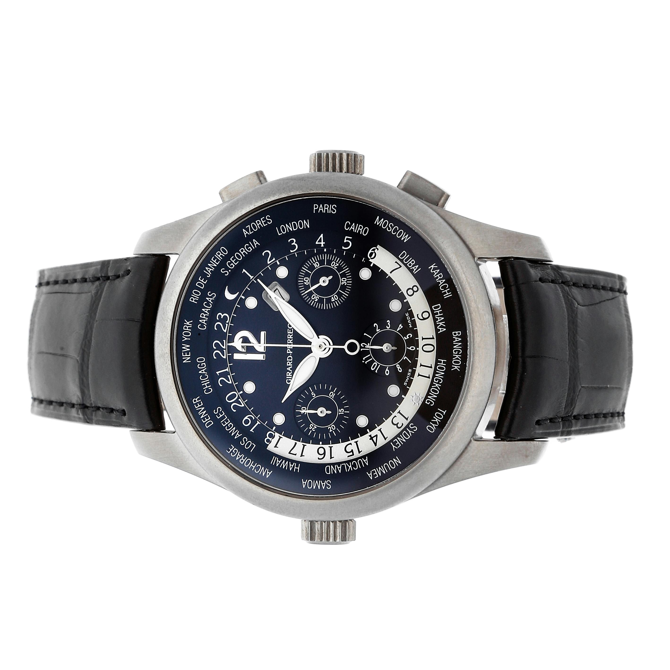 Girard Perregaux World Time WW.TC Financial Chronograph 49805