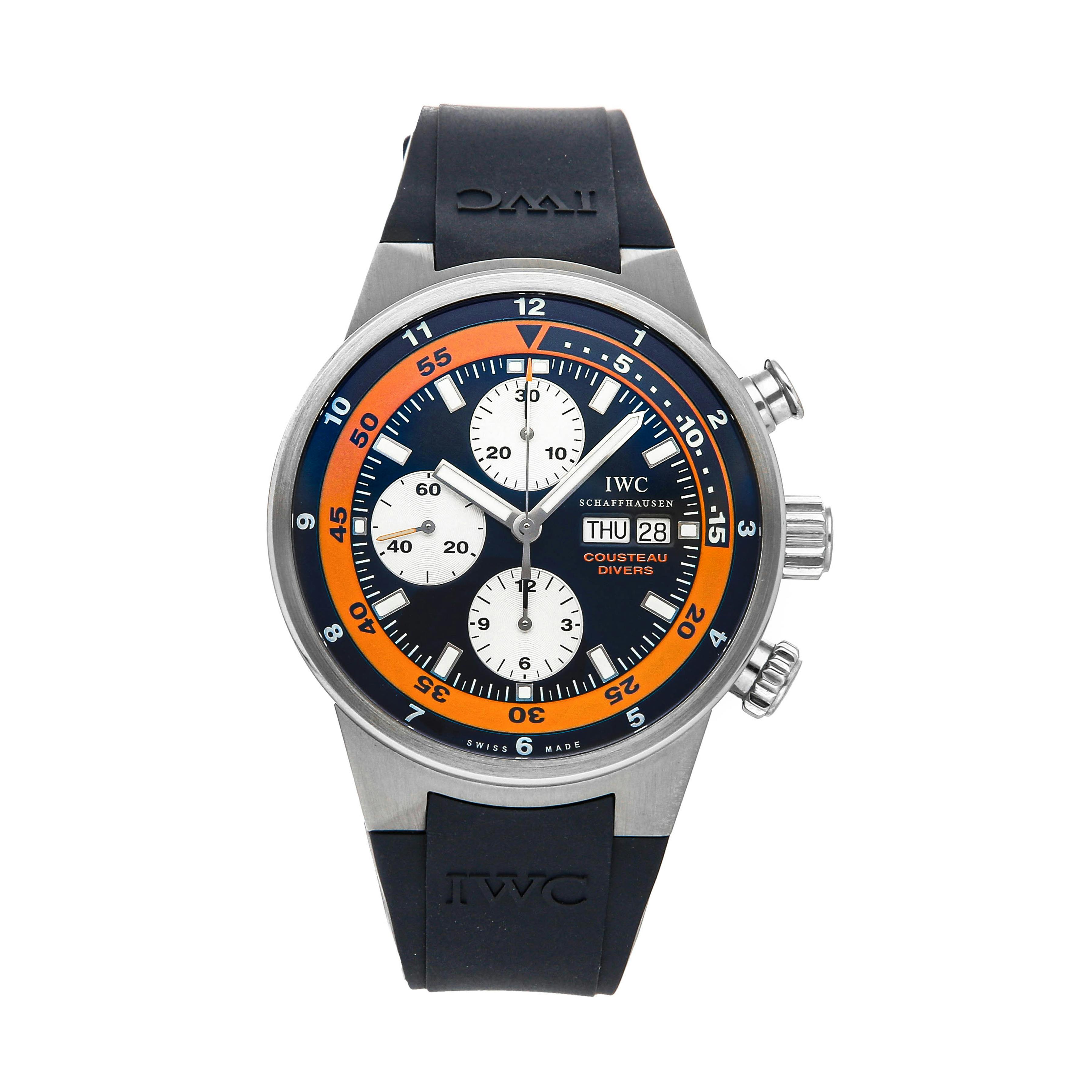 Iwc aquatimer hot sale chronograph cousteau