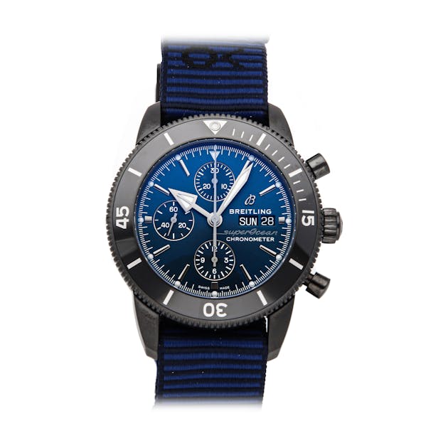 Superocean Heritage Breitling Superocean Chronograph Ii Blacksteel
