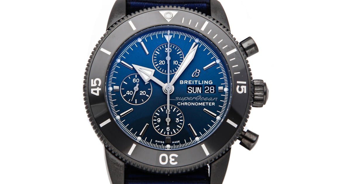 Superocean Heritage Breitling Superocean Chronograph Ii Blacksteel