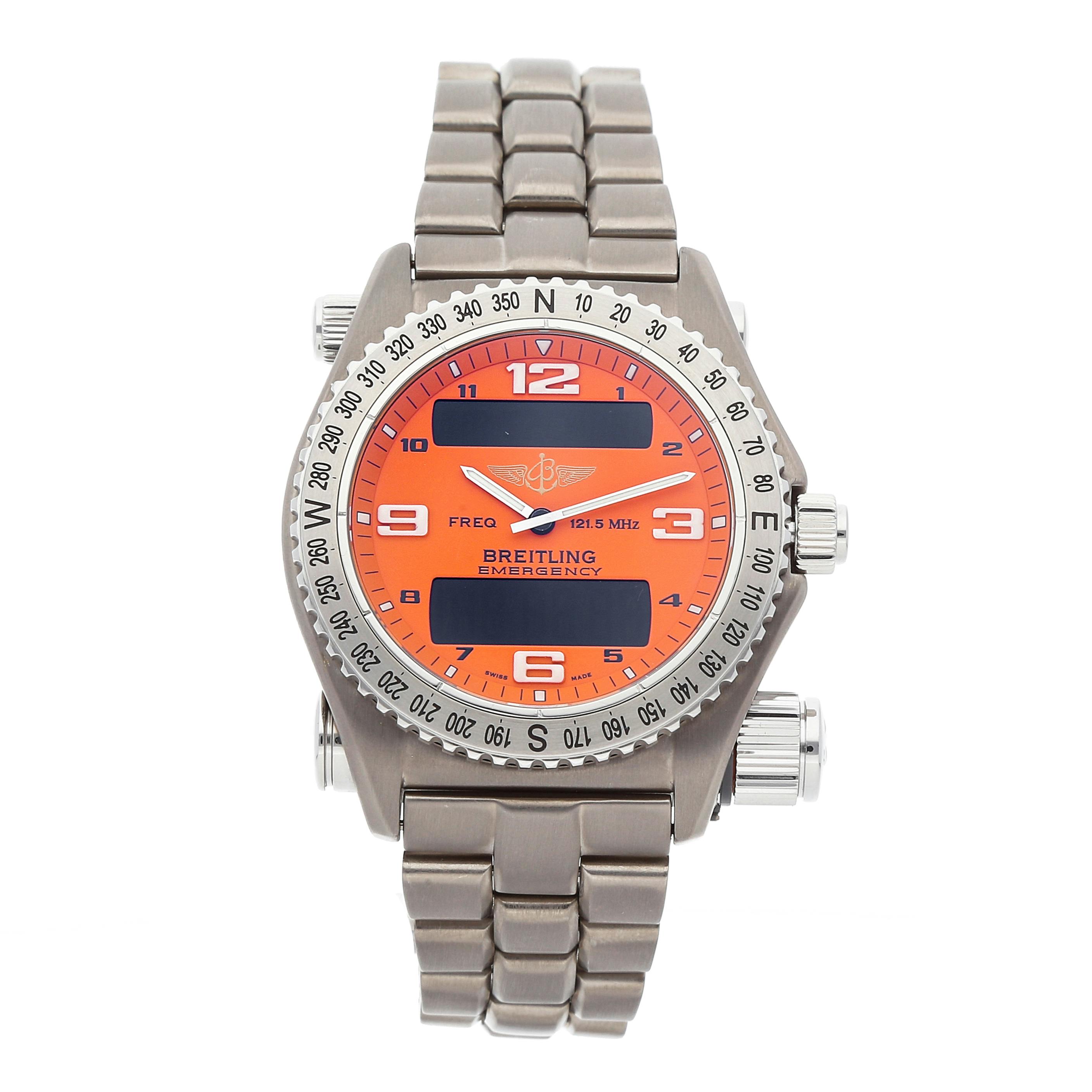 breitling emergency orange