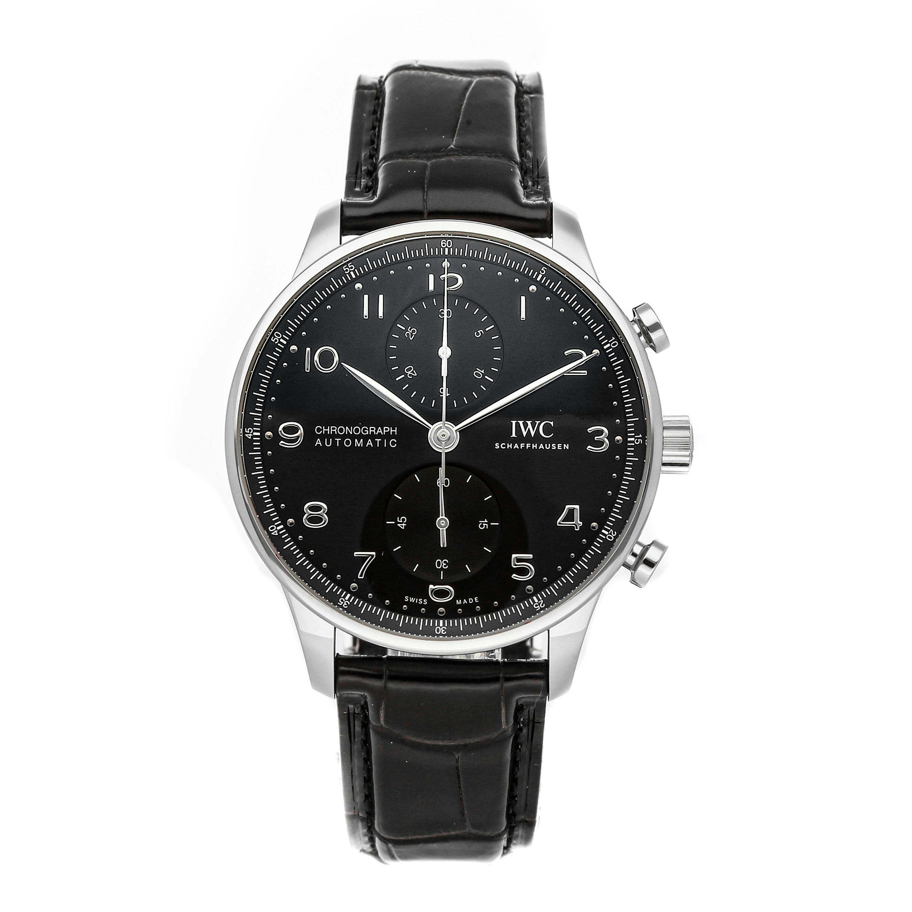 IWC Portugieser Chronograph IW3716 09 WatchBox