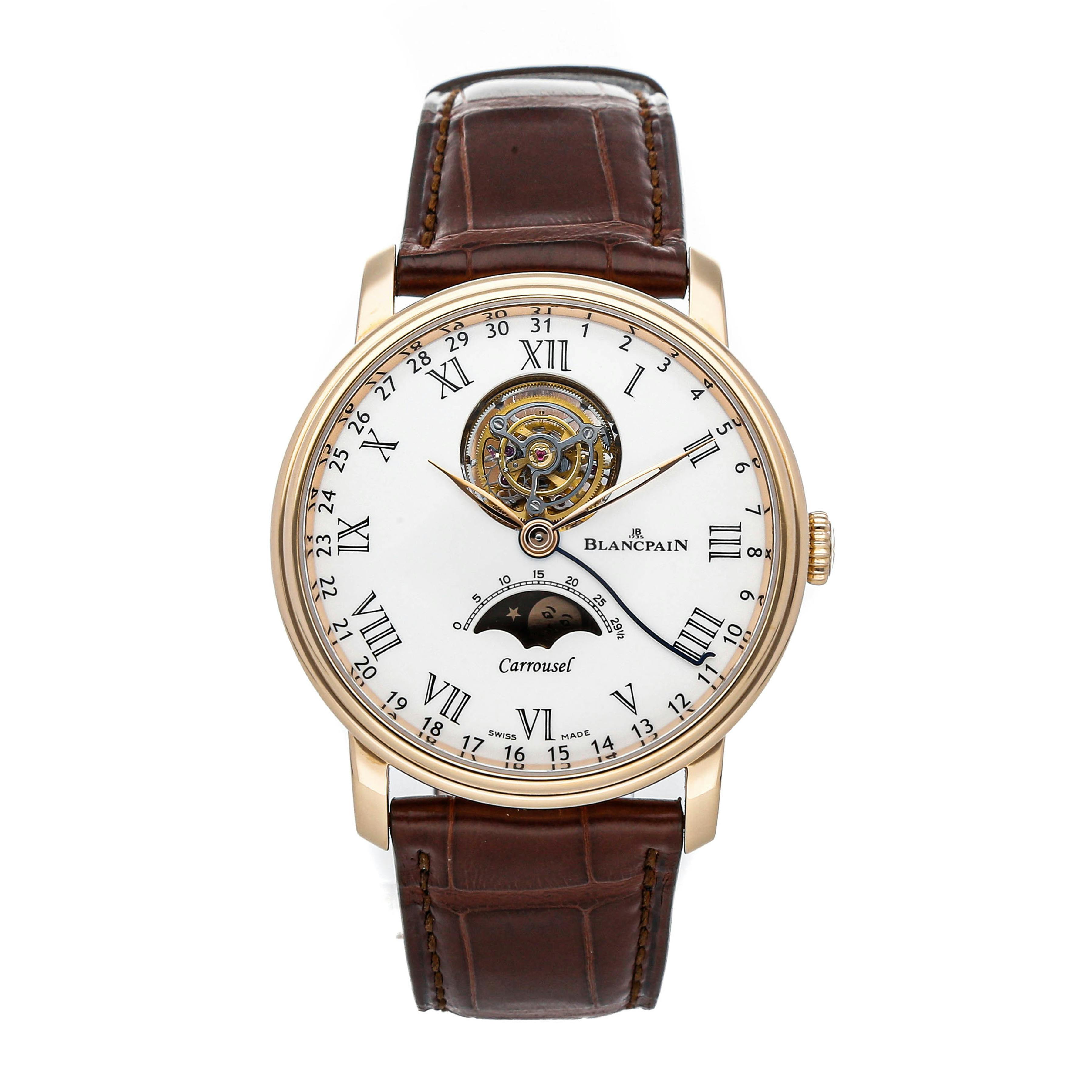 Blancpain Villeret Carrousel Phases de Lune 6622L 3631 55B WatchBox