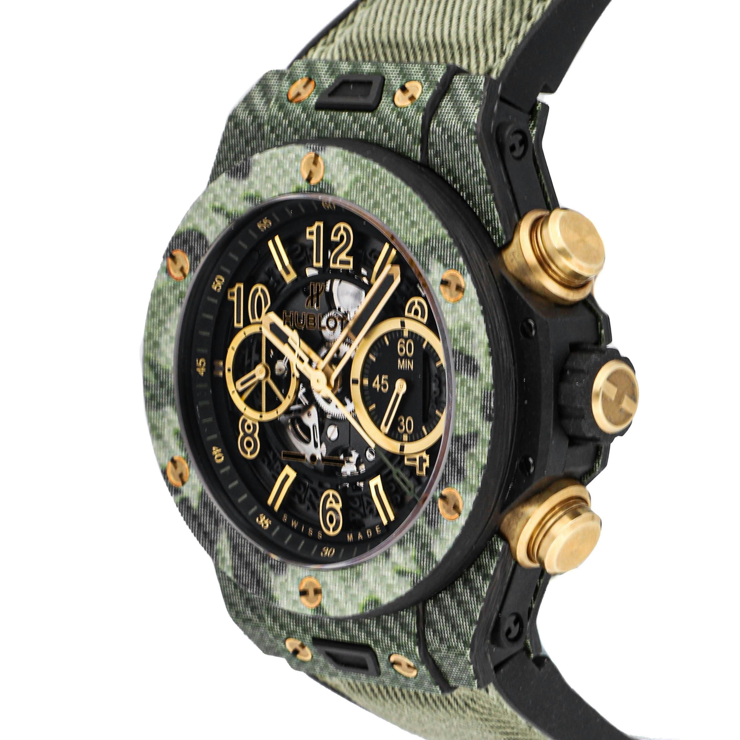 Hublot Big Bang Unico Italia Independant Green Camo Limited Edition 411