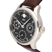 Reference IW502303 Portuguese, A white gold automatic perpetual calendar  wristwatch with moon phases and power reserve indication, Circa 2011, Fine  Watches, 2023