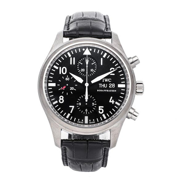 Pre-Owned IWC Pilot's Watch Chronograph IW3717-01
