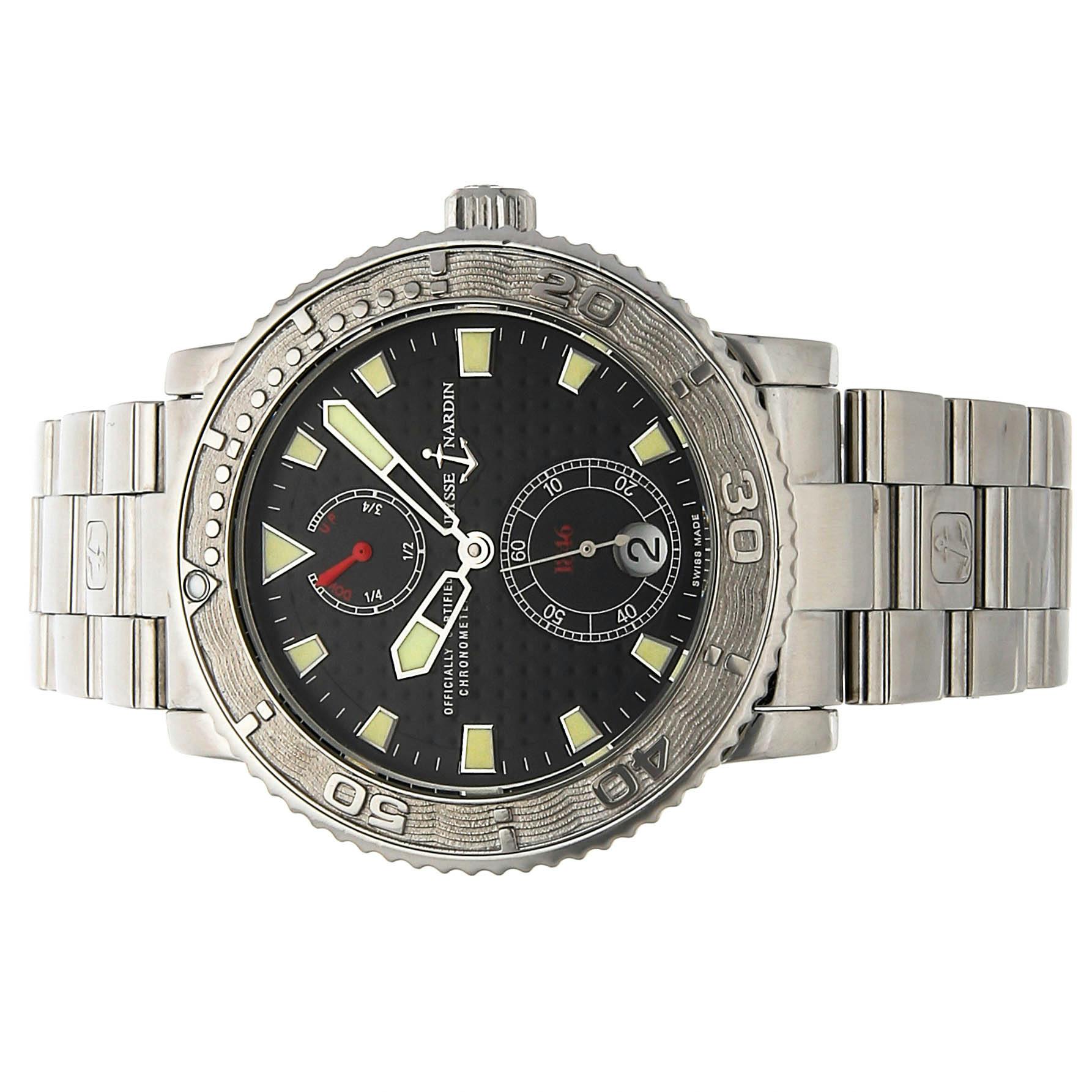 Ulysse Nardin Maxi Marine Diver 263 55 3 92 Govberg Jewelers