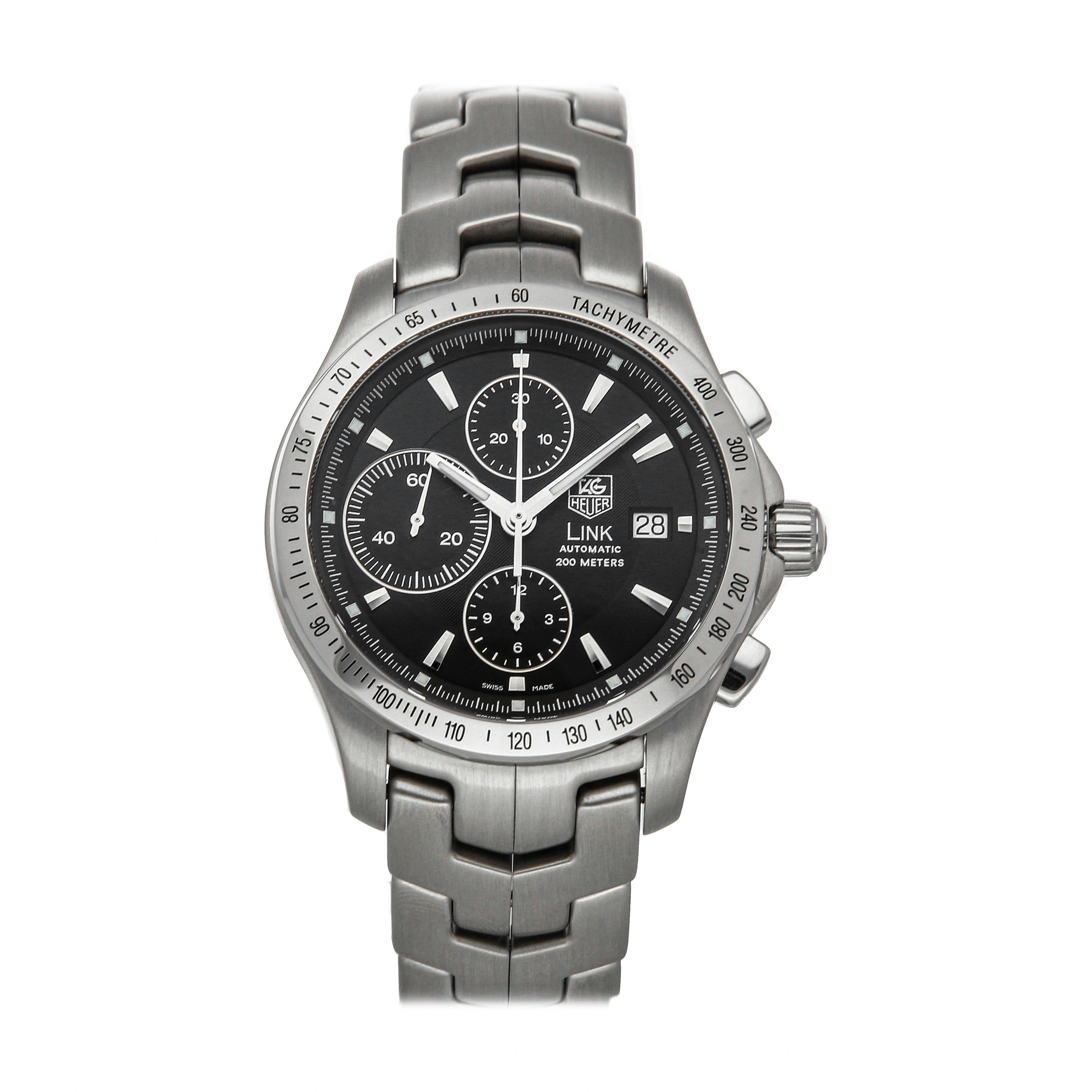 Pre Owned Tag Heuer Link Chronograph CJF2110.BA0576 WatchBox