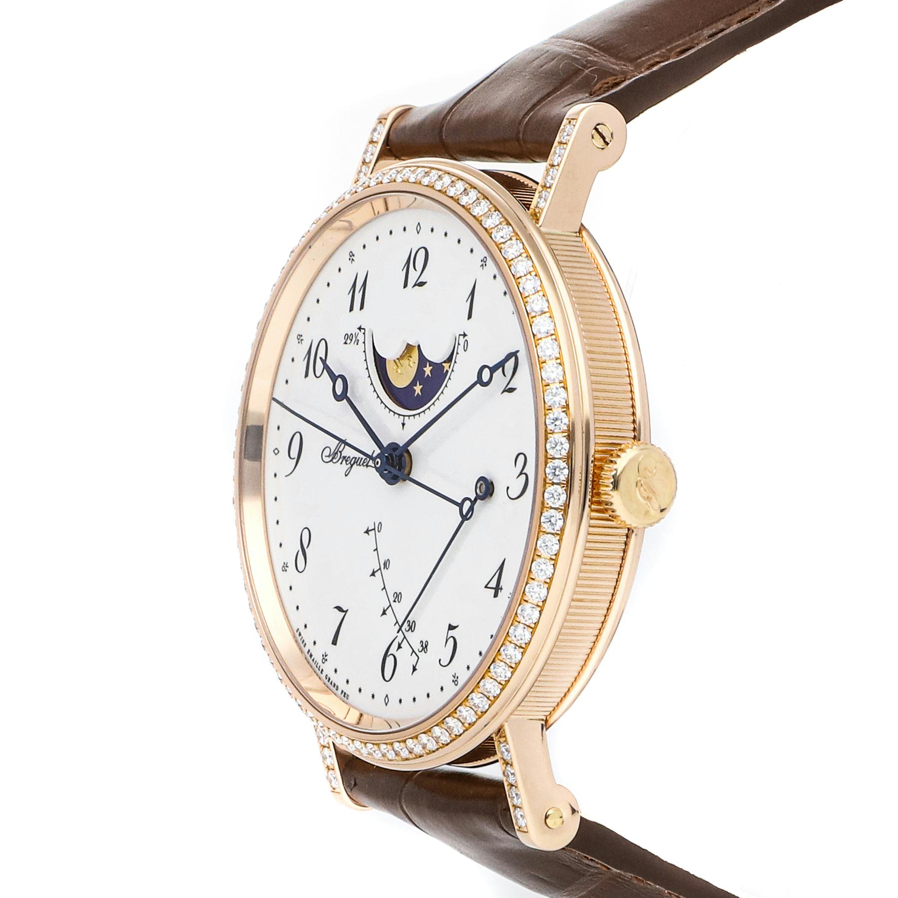 Pre Owned Breguet Classique Moon Phase Power Reserve 7788BR 29 9V6